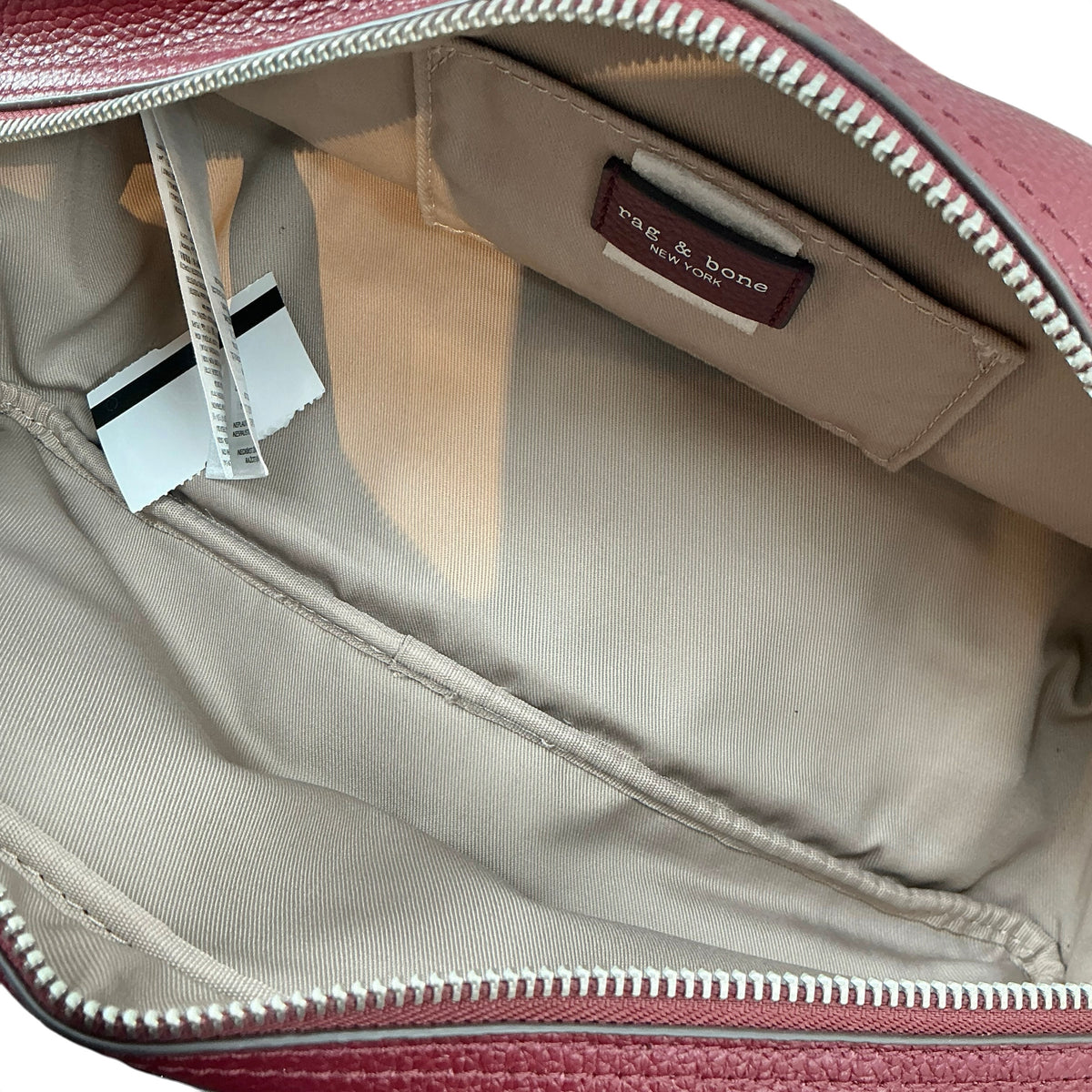 Rag & Bone Bryant Leather Satchel Bag – Burgundy / Bordeaux