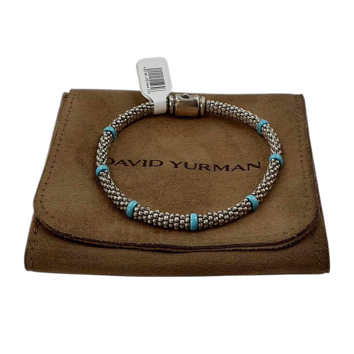 LAGOS Blue Caviar Ceramic Station Bracelet in Sterling Silver - 6mm
