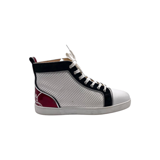 Louboutin White/Black Fun Louis Men's Snkr