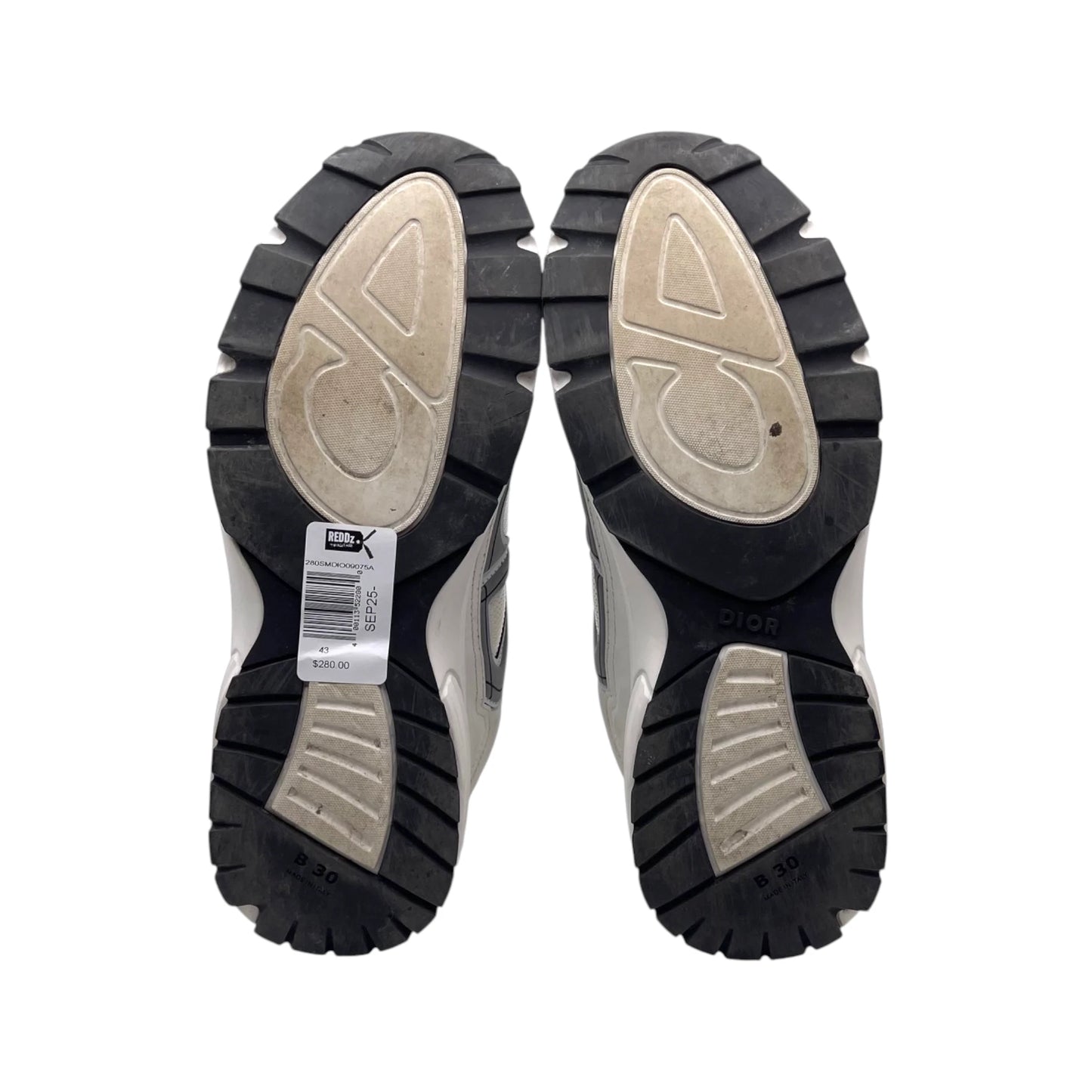Dior B30 White/Grey Men's Snkr