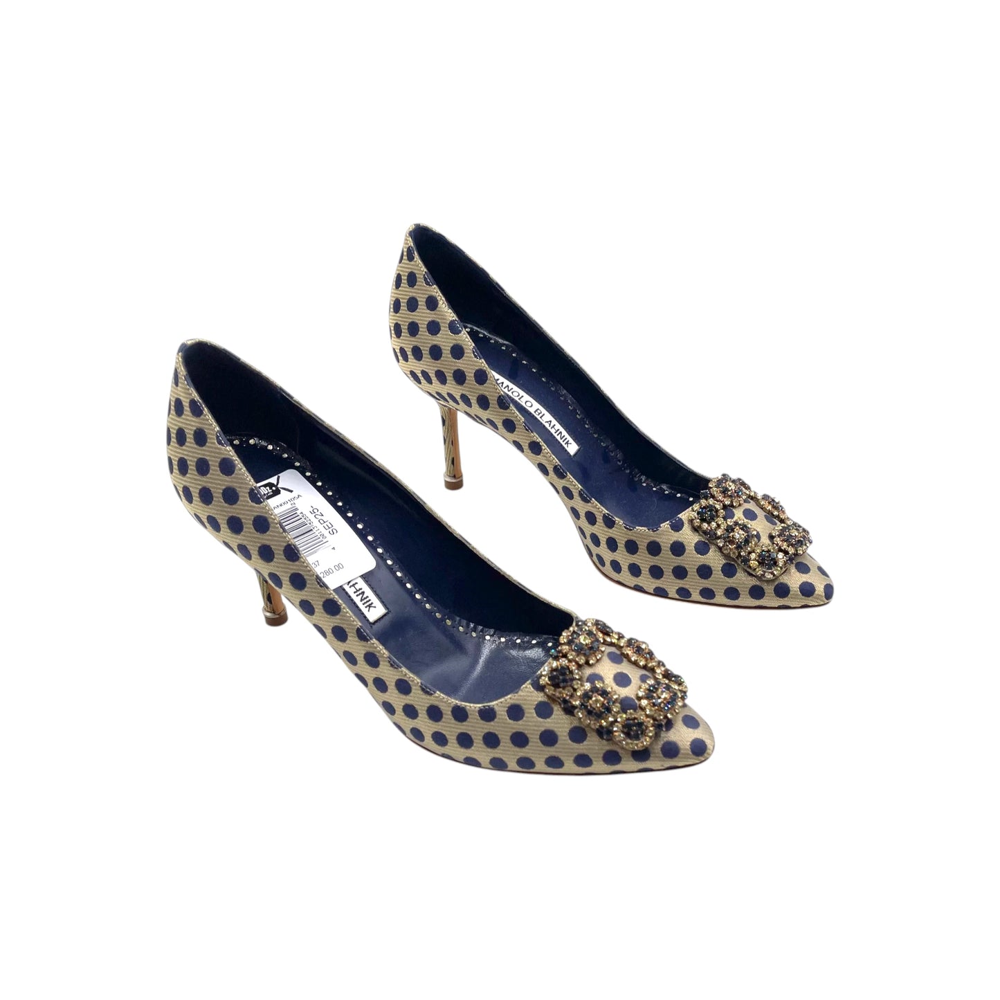 Manolo Blahnik Polka Dot Pump
