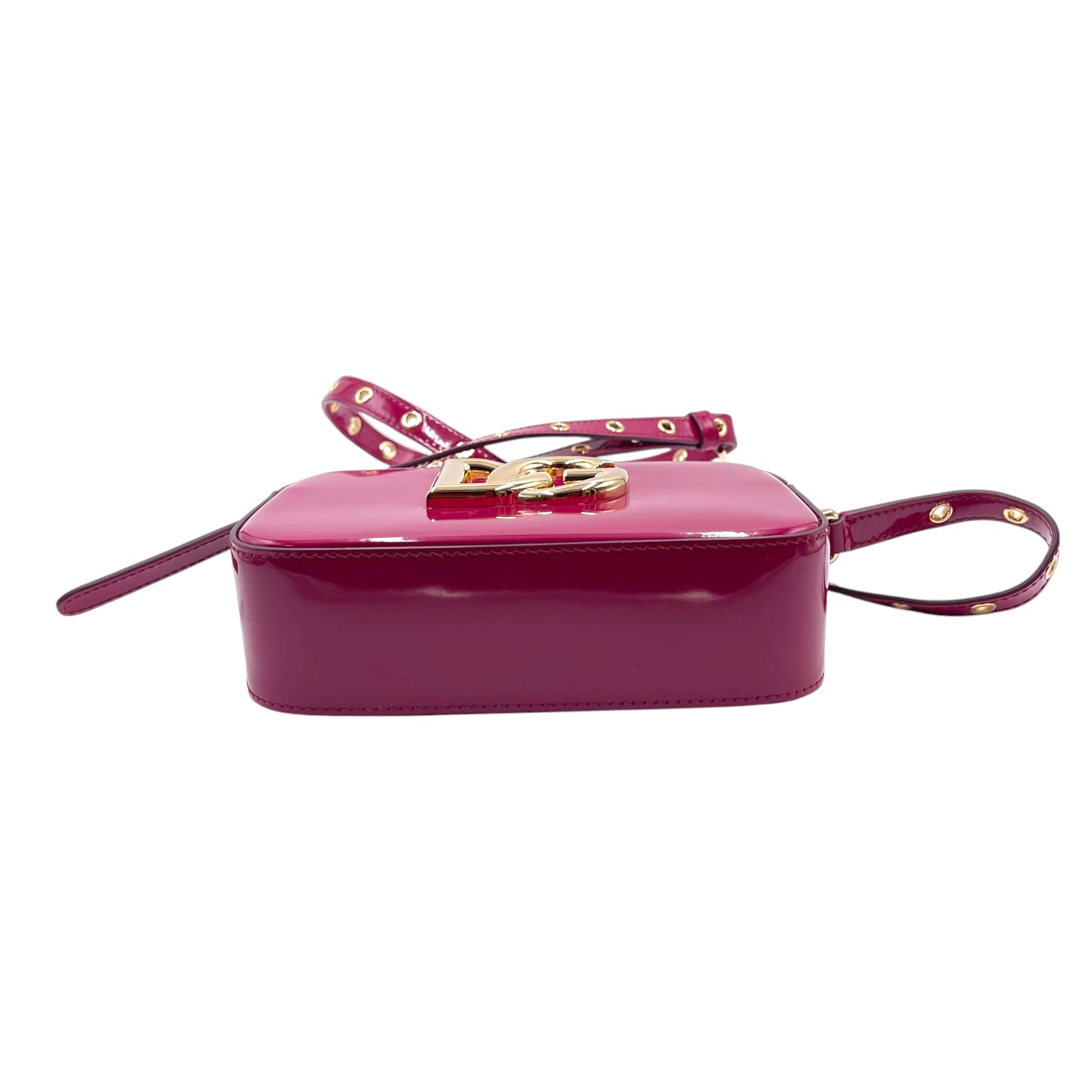 D&G 3.5 Pink Leather Camera Crossbody Bag
