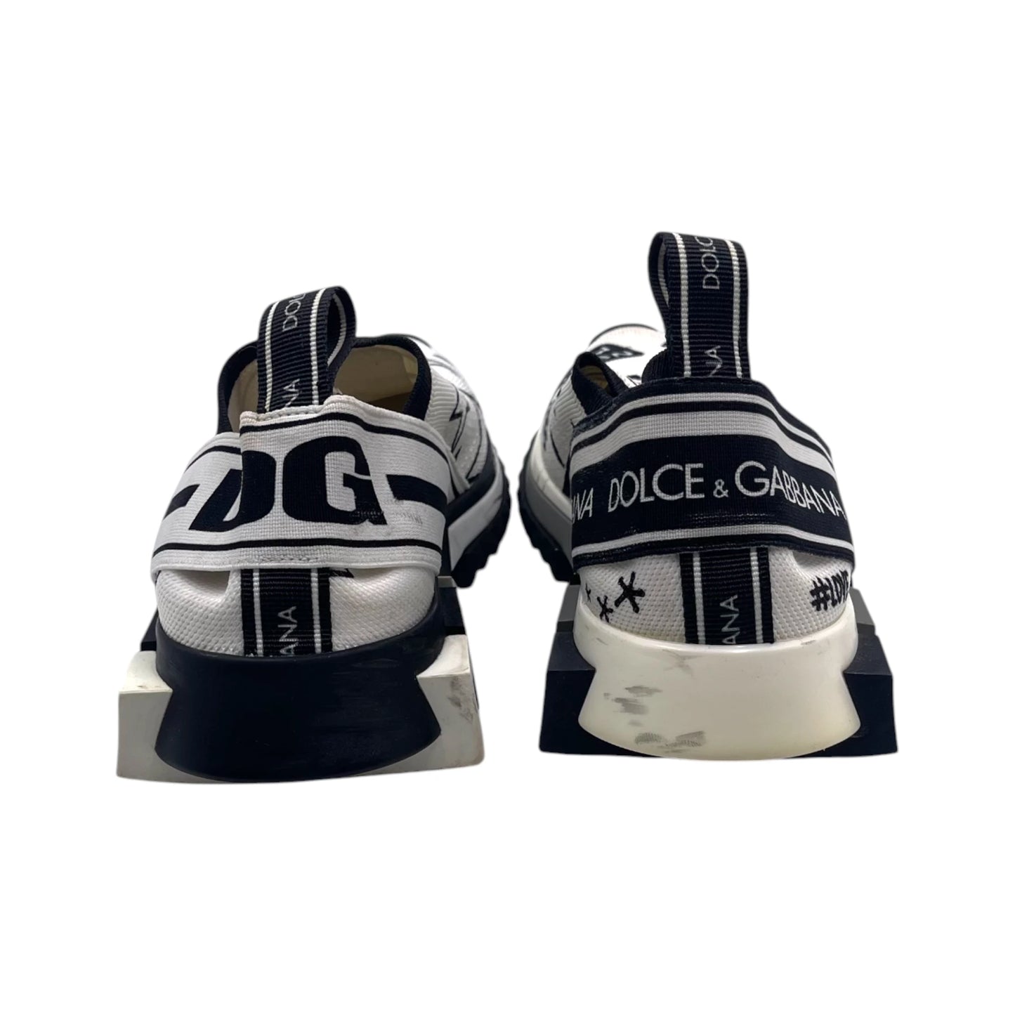 D&G White/Black Graffiti Snkr