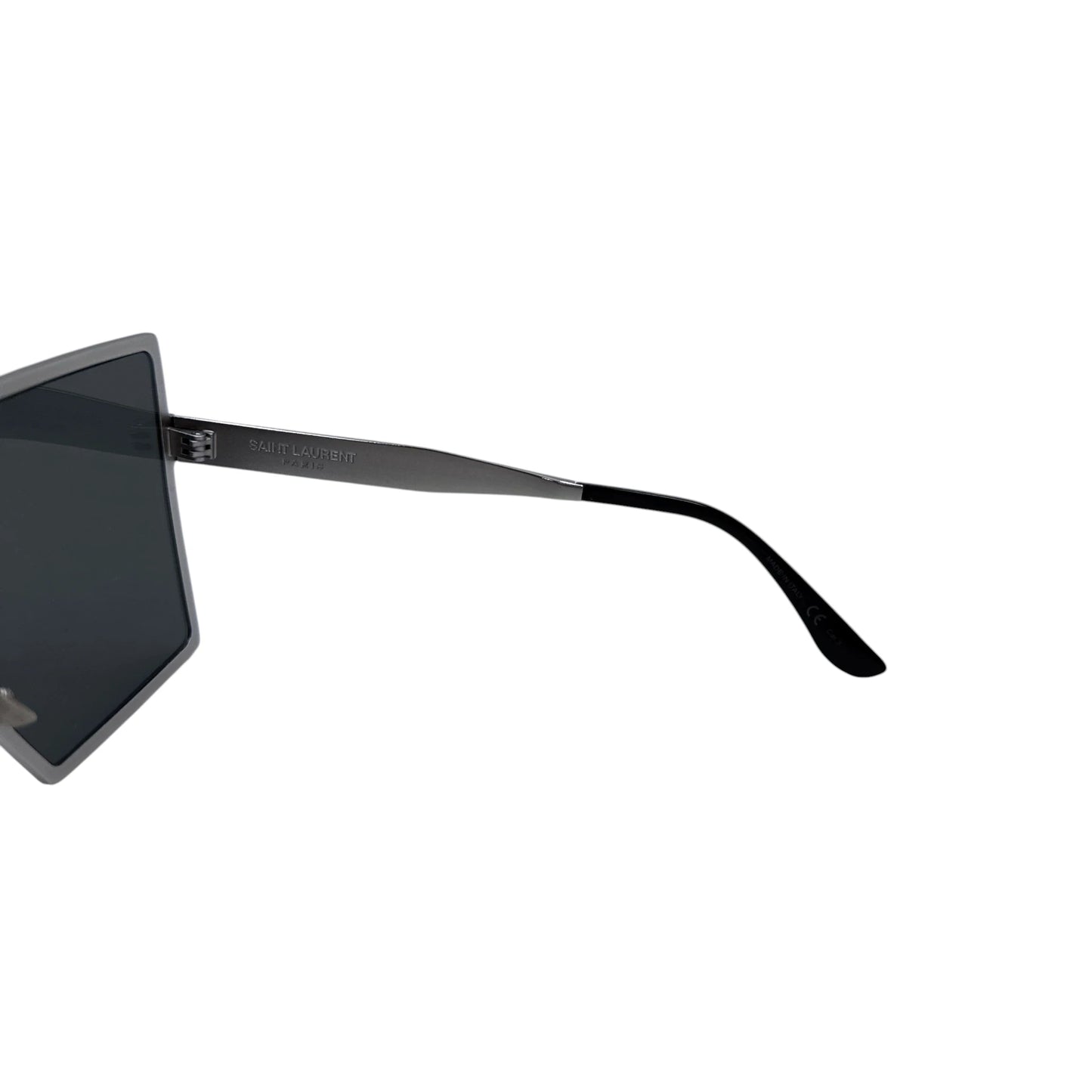 Saint Laurent Betty Silver Shield Sunglasses