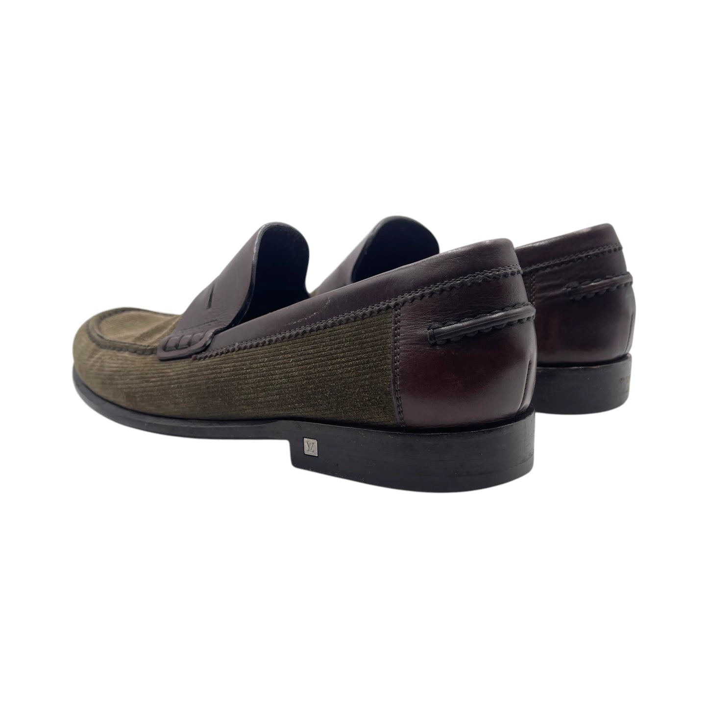 L.V Corduroy Loafers