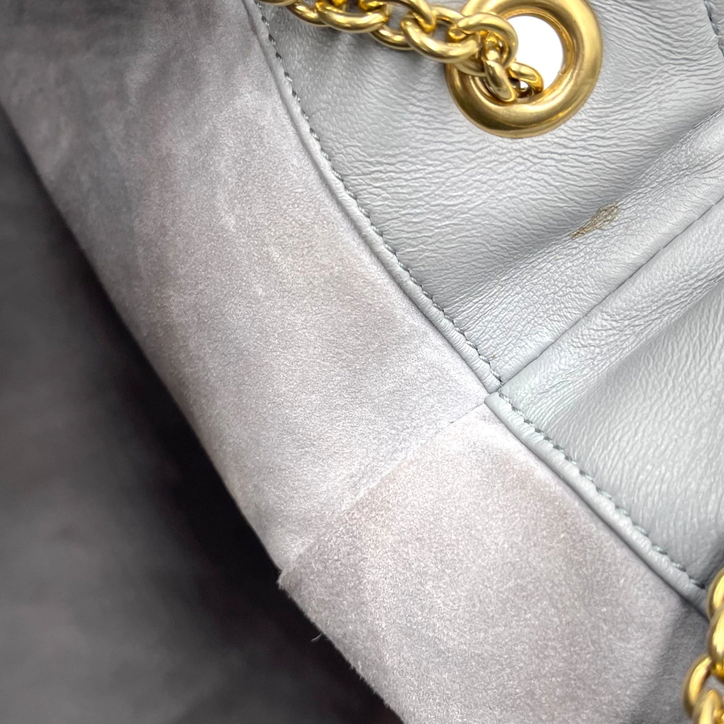 Dior Cannage Grey Bucket Bag
