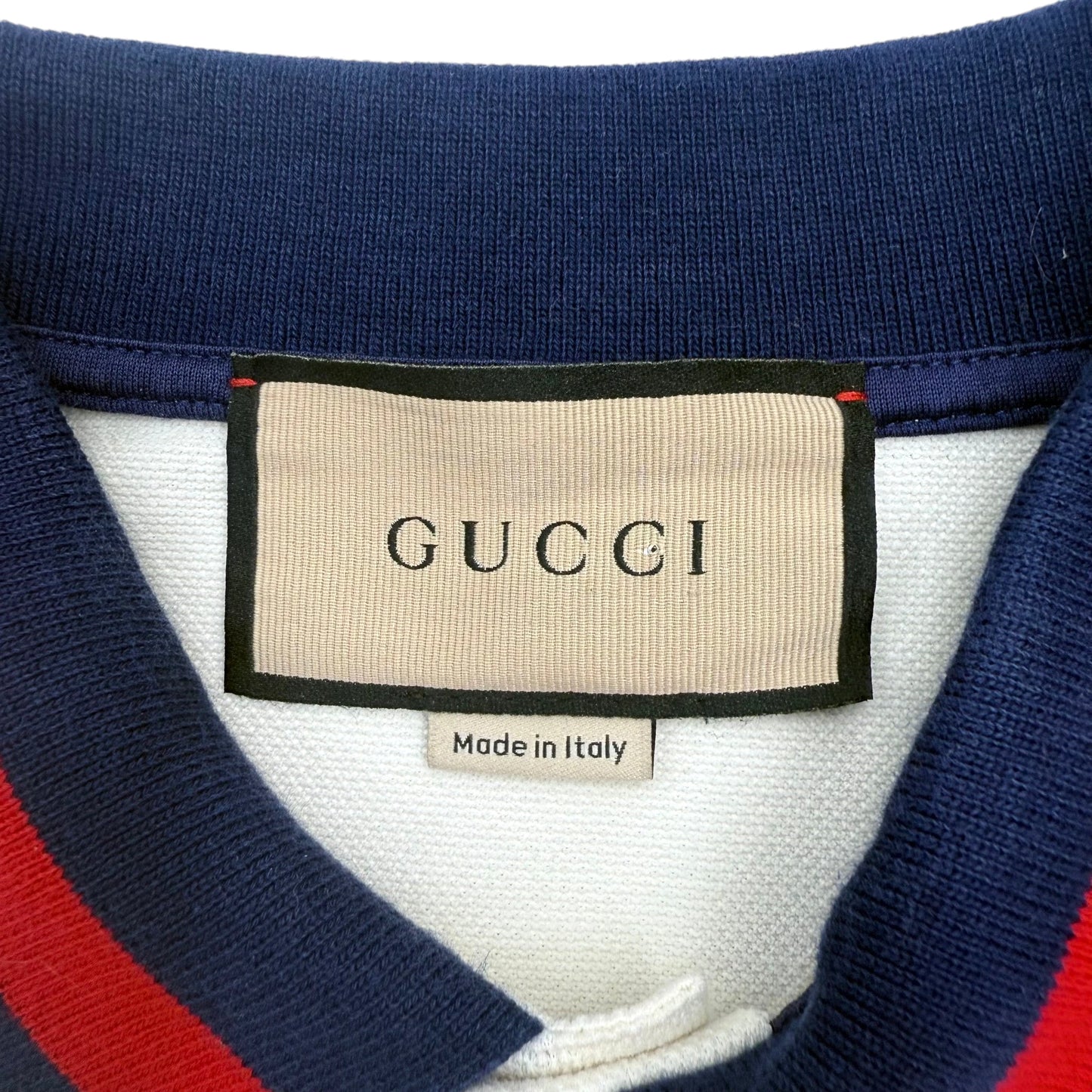 Gucci Web Collar Polo Shirt