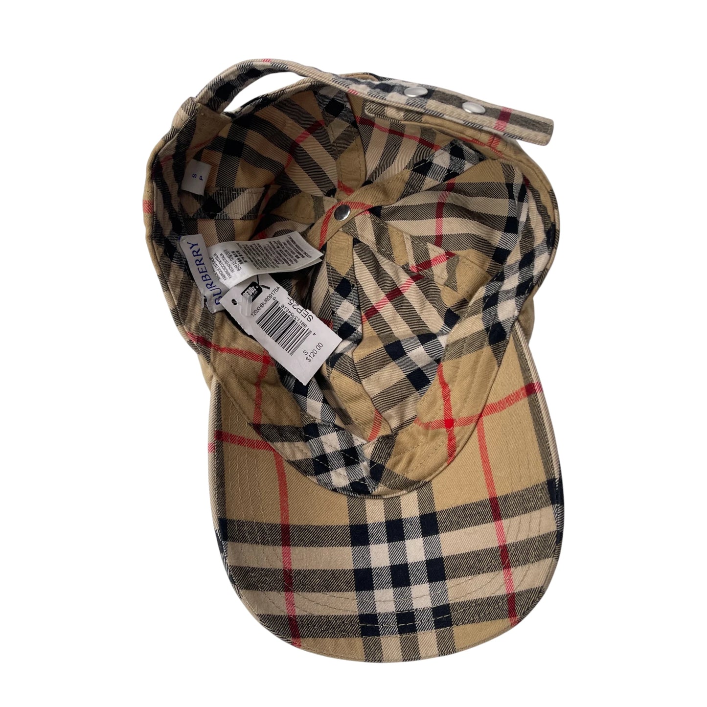 Burberry Check Cotton Cap