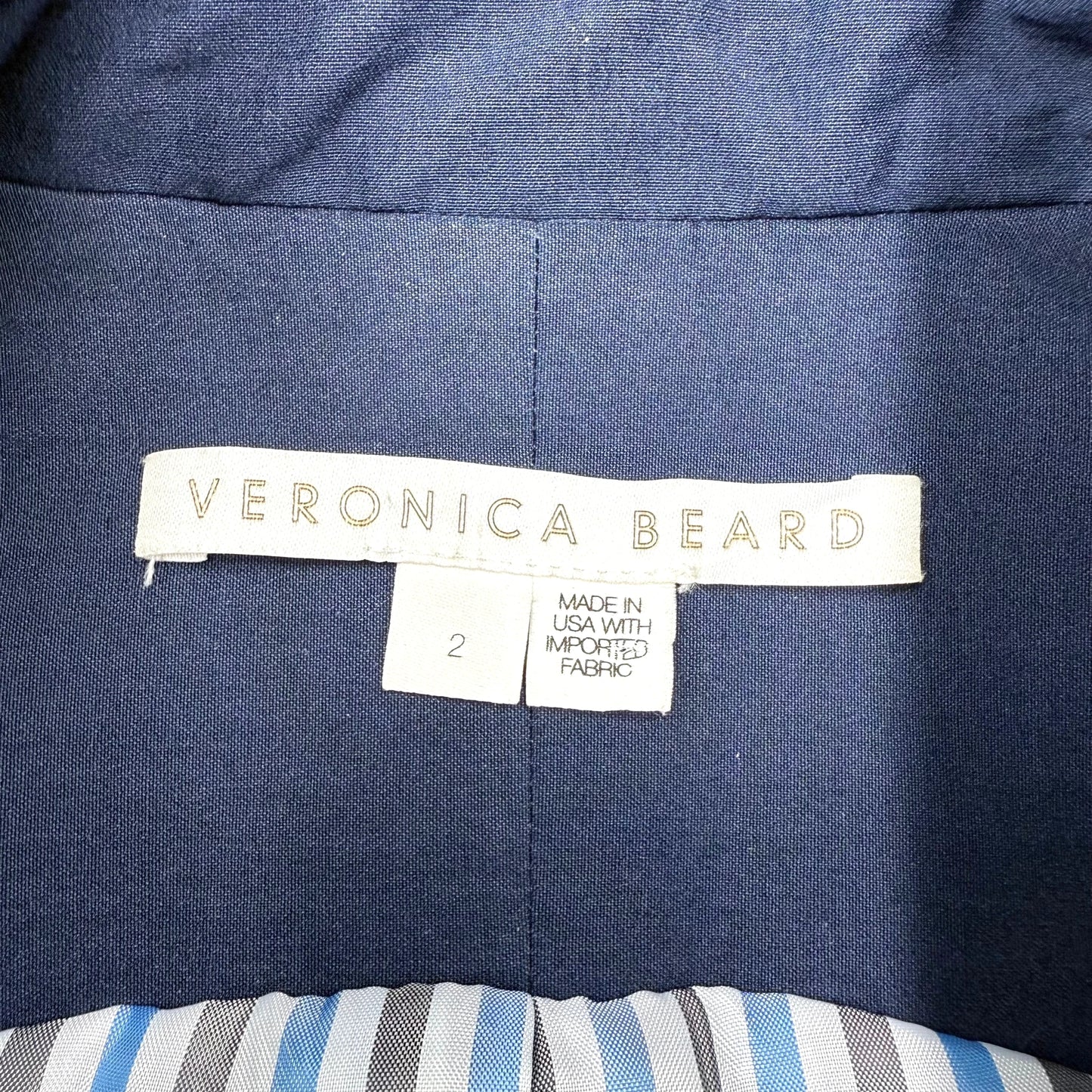 Veronica Beard Blue Amika Vest