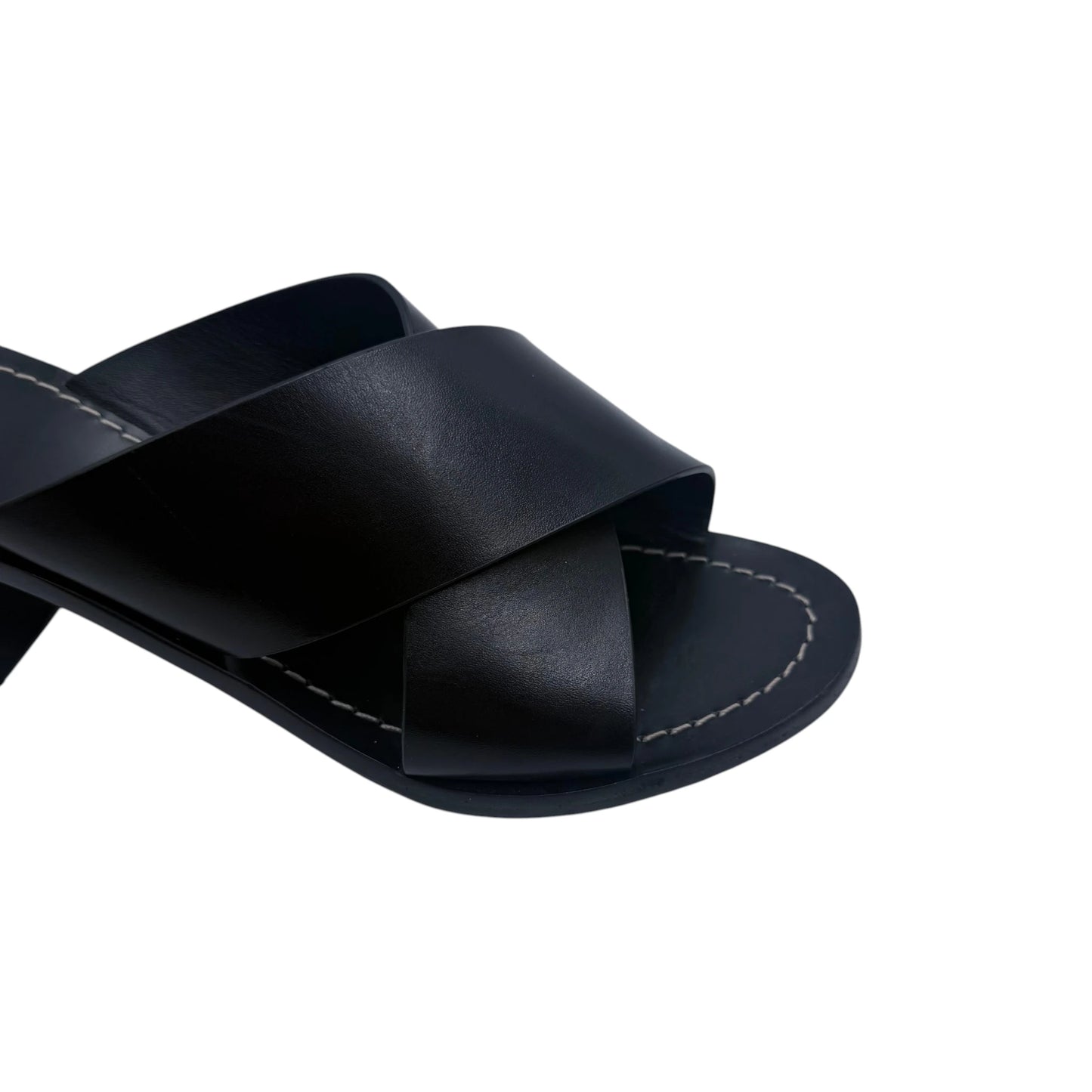 Tory Burch Black Montrose Leather Sandals