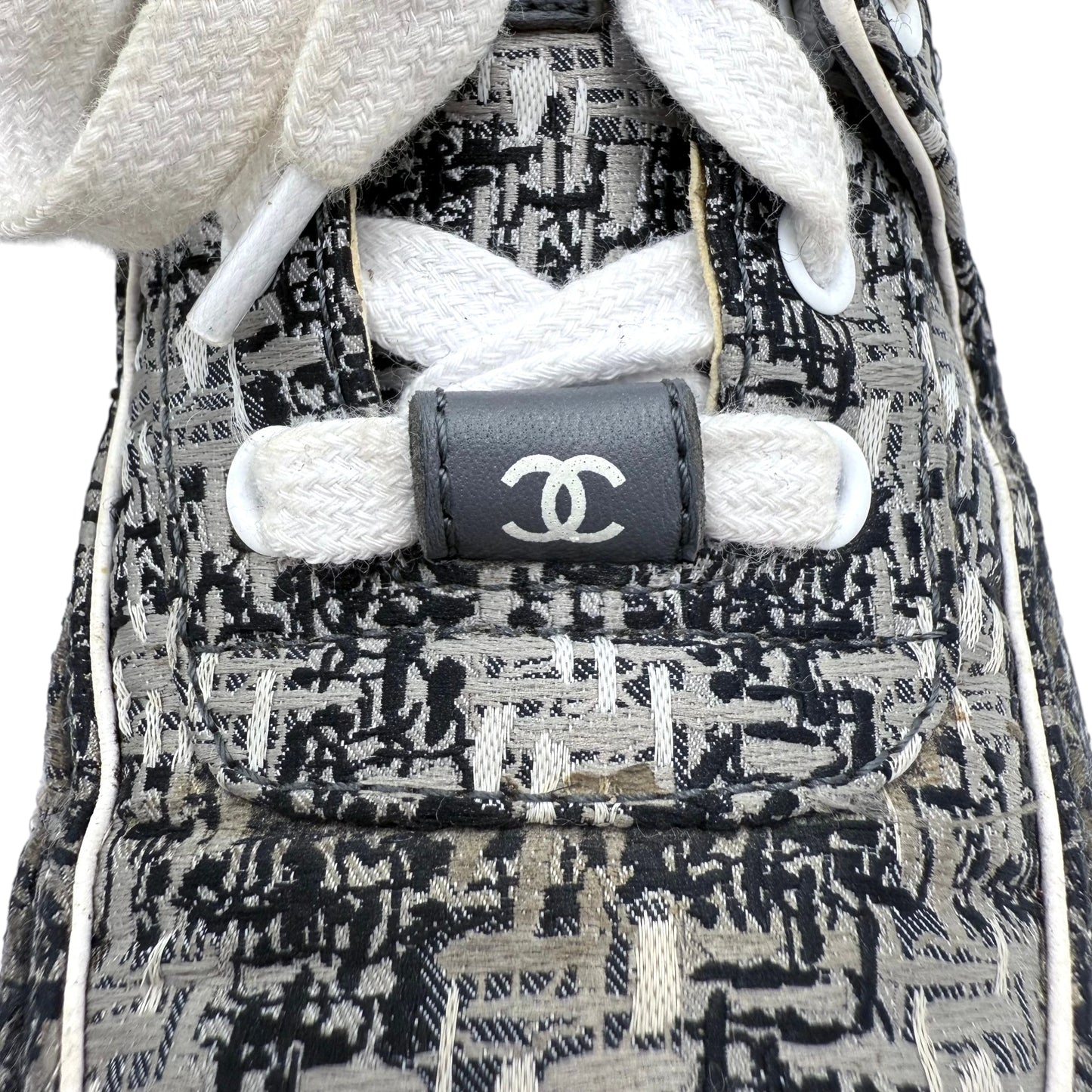 Chanel Low Cut Tweed Sneakers