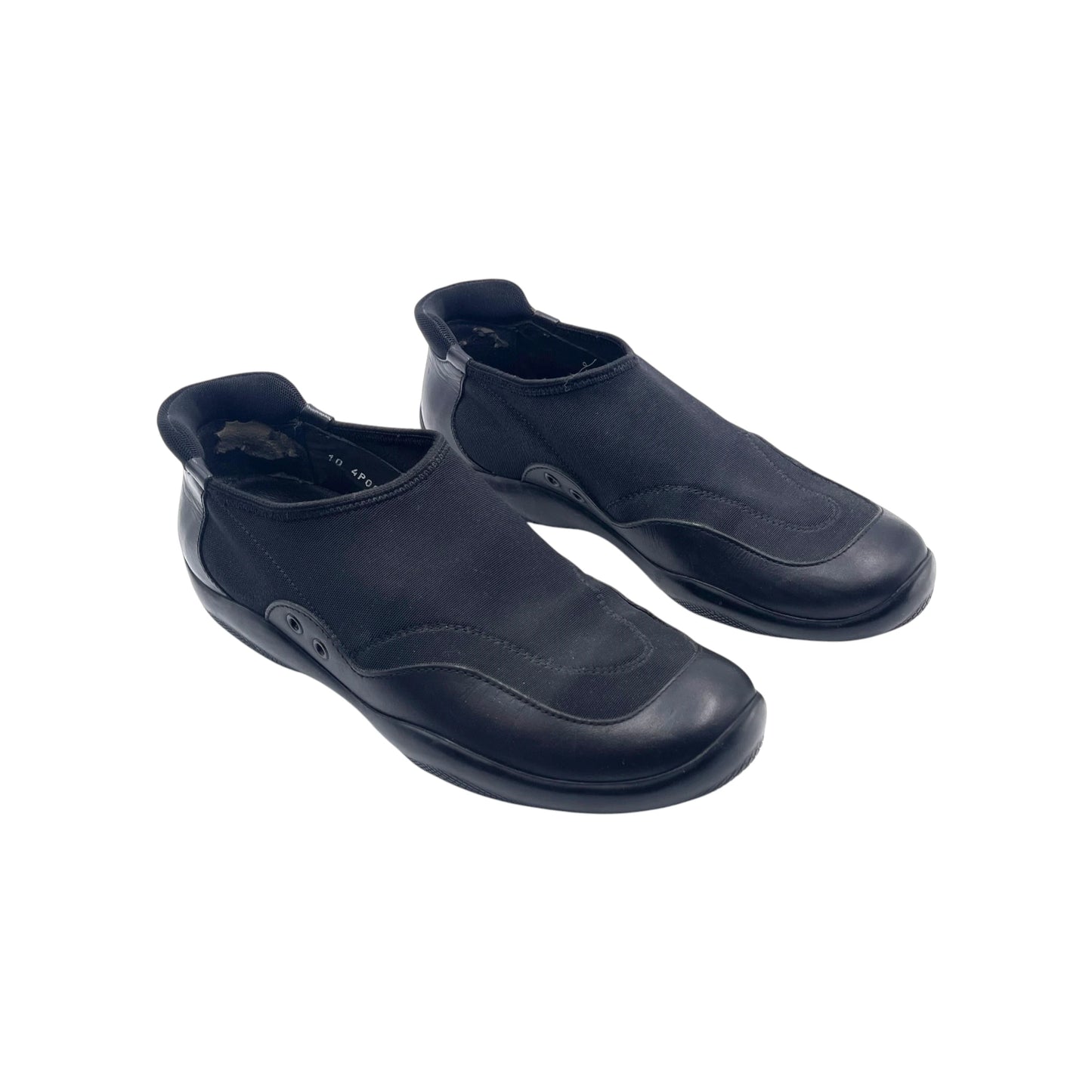 Prada Sport Black Leather Men's Snkr