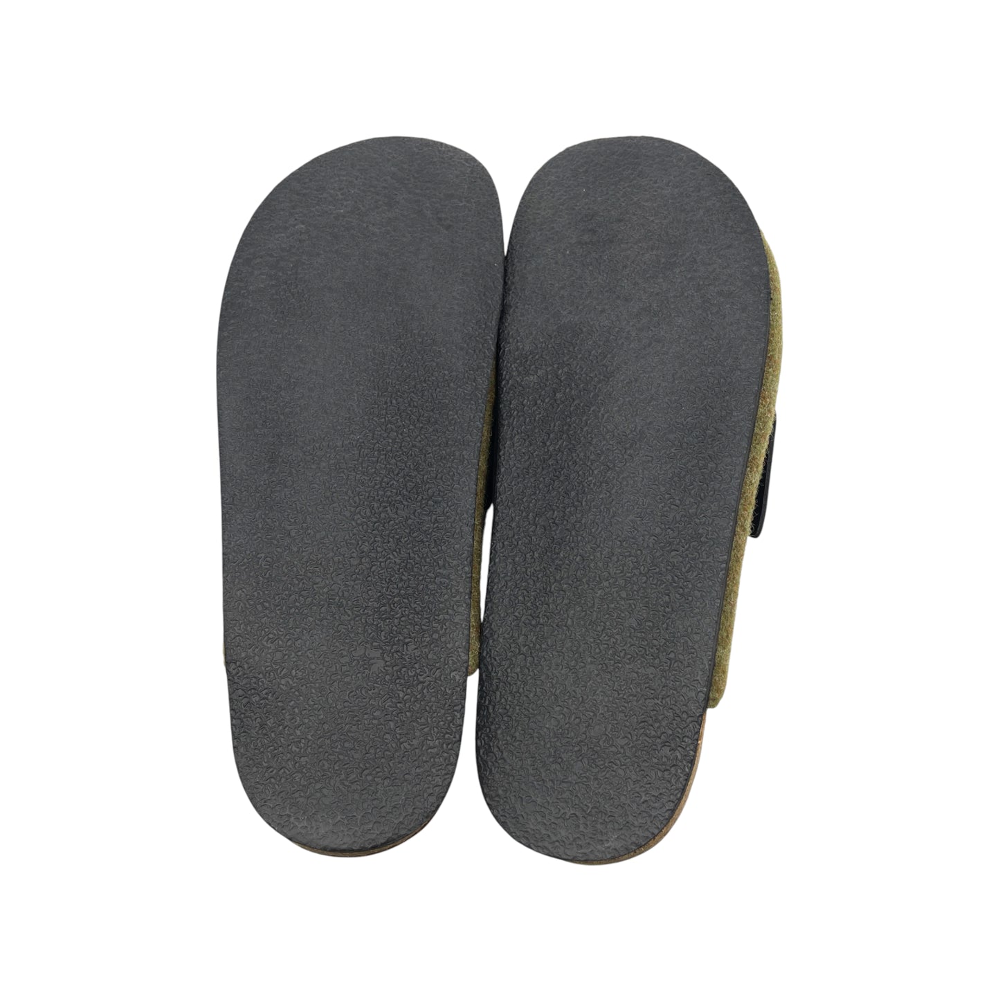 J.W Anderson Olive Green Felt Men's Loafer Mule