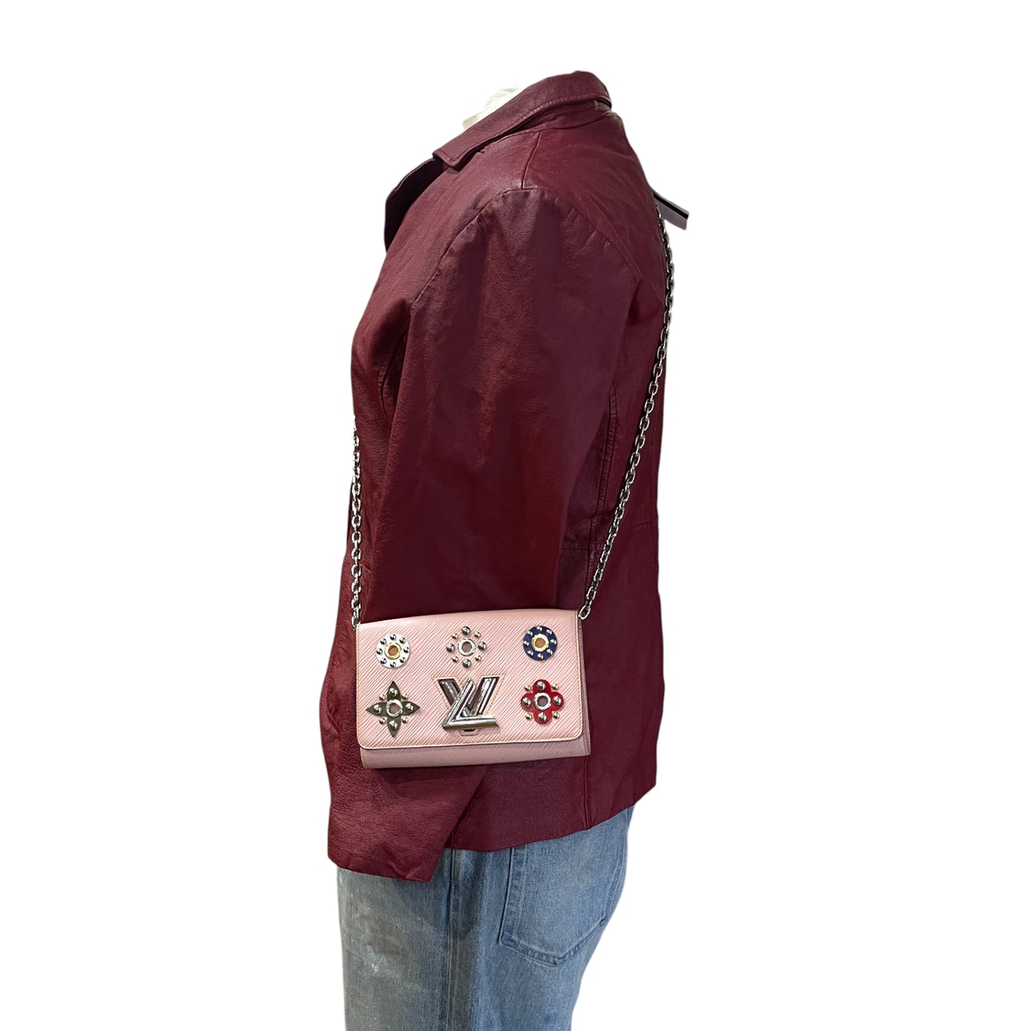 L.V Epi Mechanical Flowers Twist Chain
