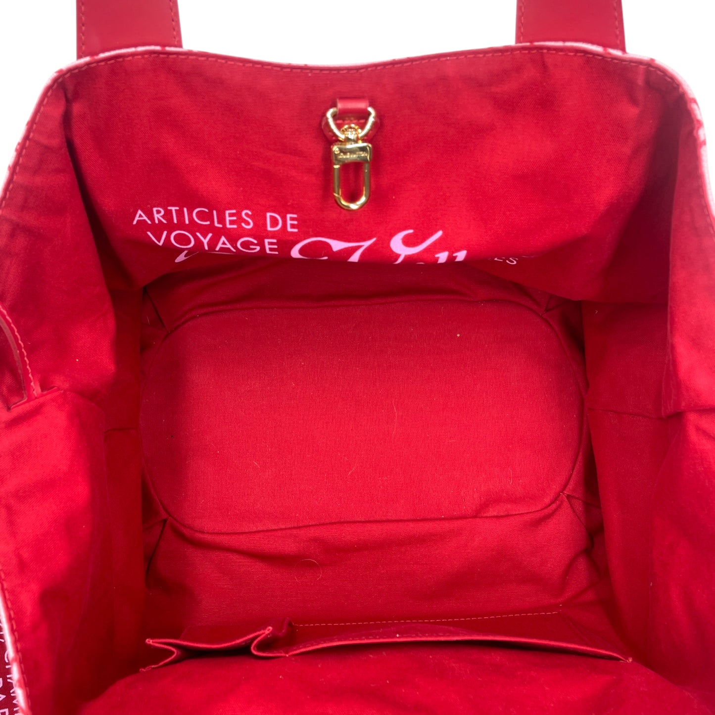 L.V Cabas Ipanema GM Bag w/ Pouch
