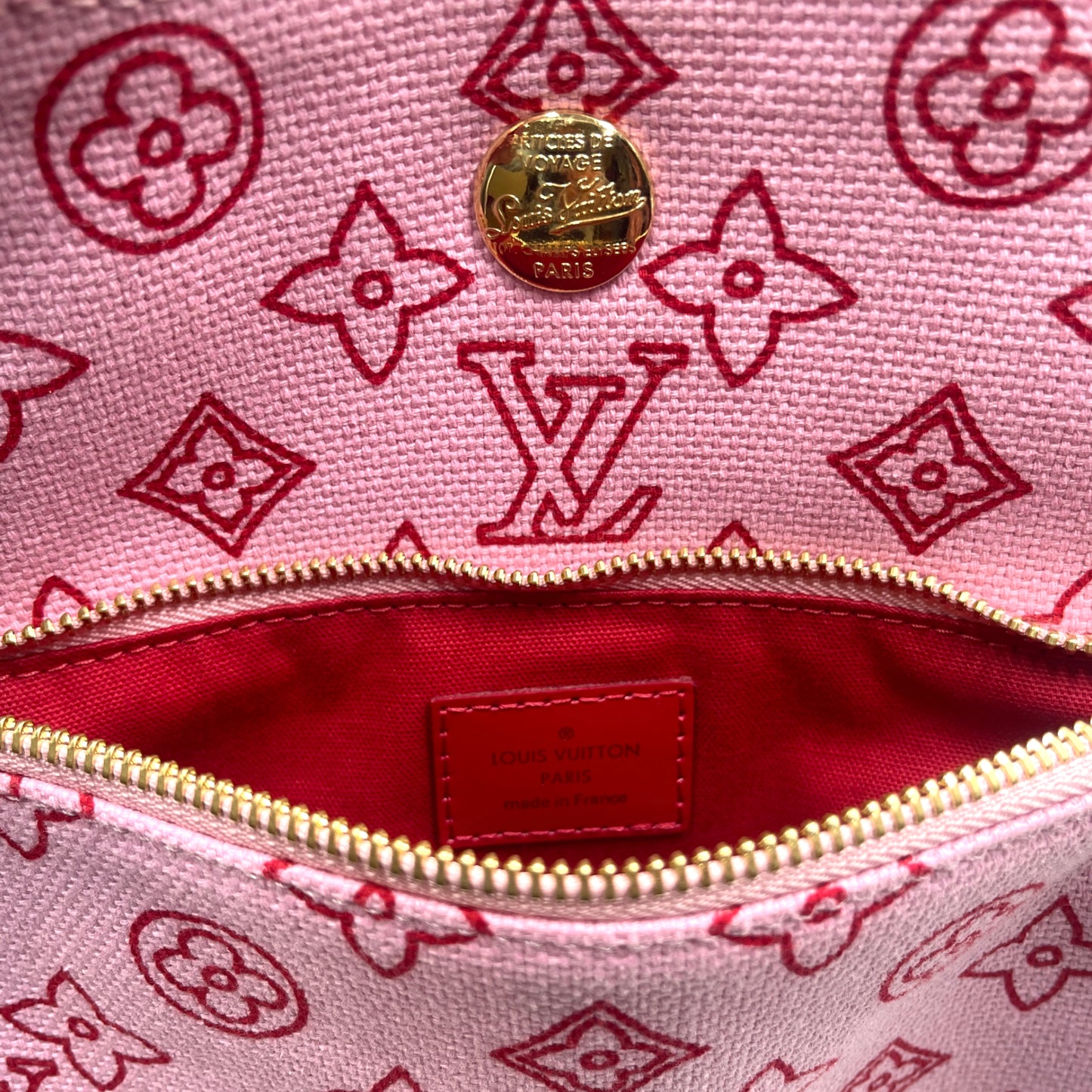L.V Cabas Ipanema GM Bag w/ Pouch