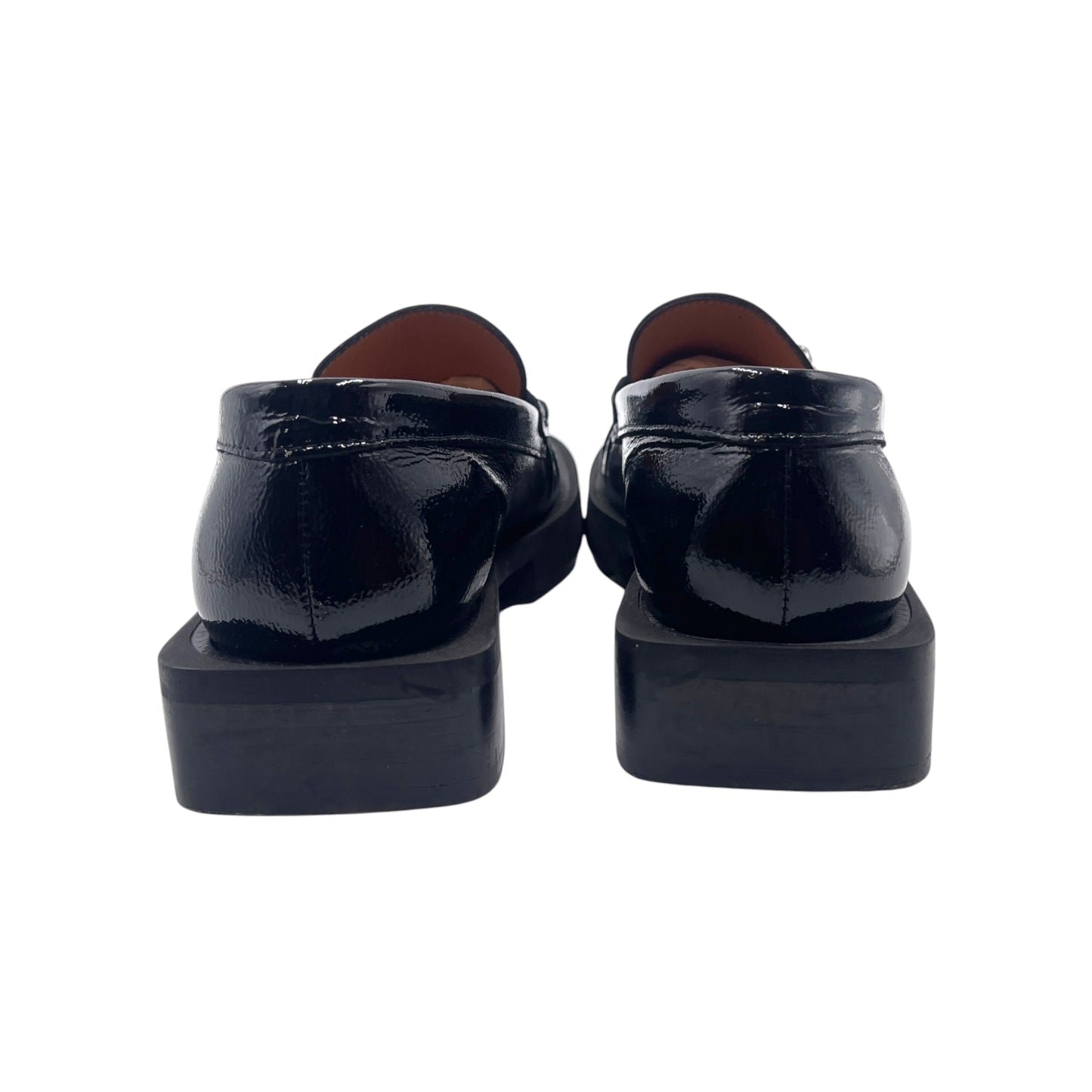 Ganni Patent Broach Women's Loafers
