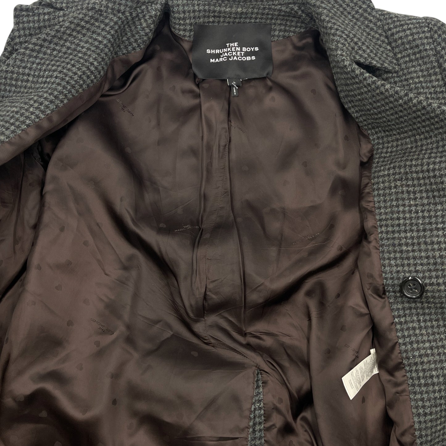 Marc Jacobs Brown/Grey The Shrunken Boys Jacket - L