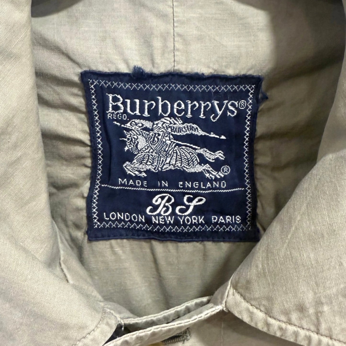Burberry Taupe Cotton Trench Coat
