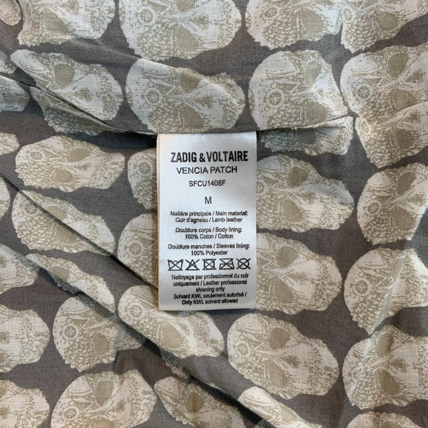 Zadig and Voltaire Blue Leather Jacket