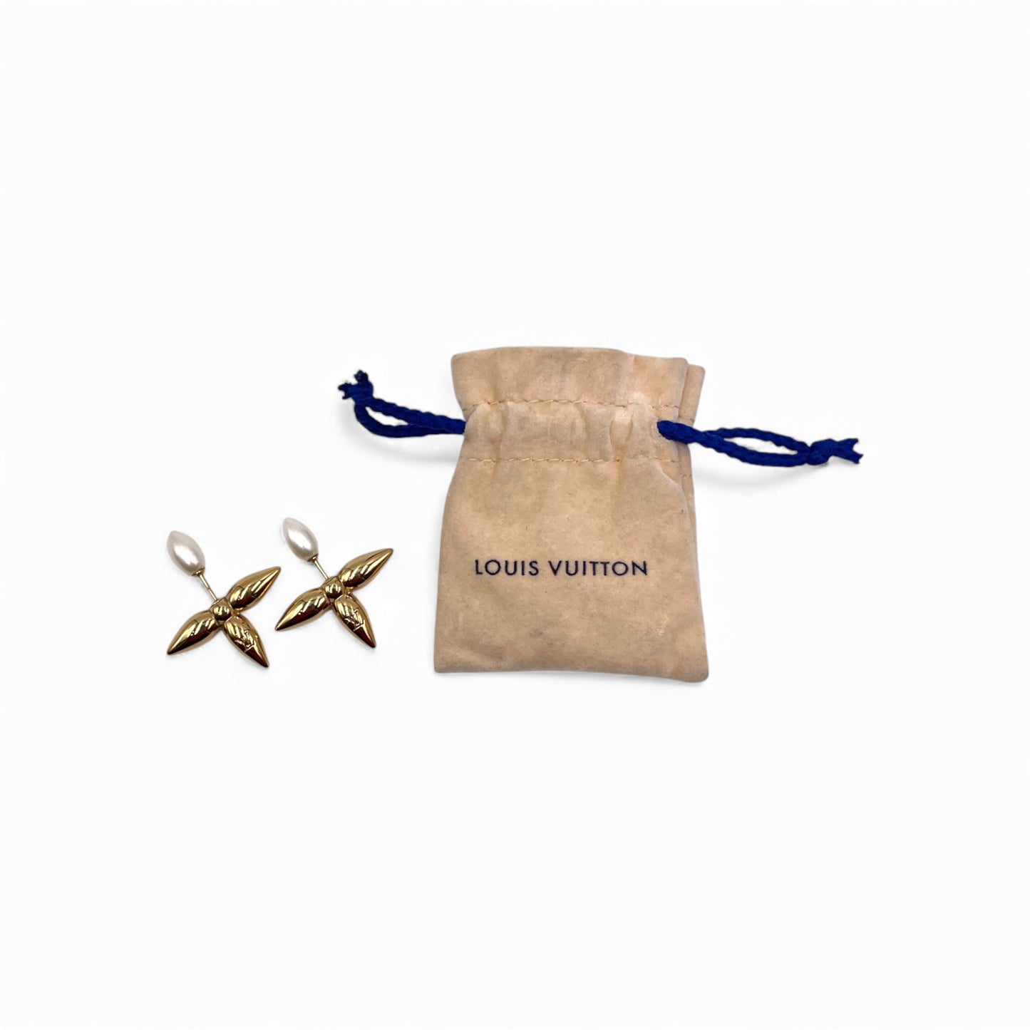 L.V Louisette Pearl Earrings