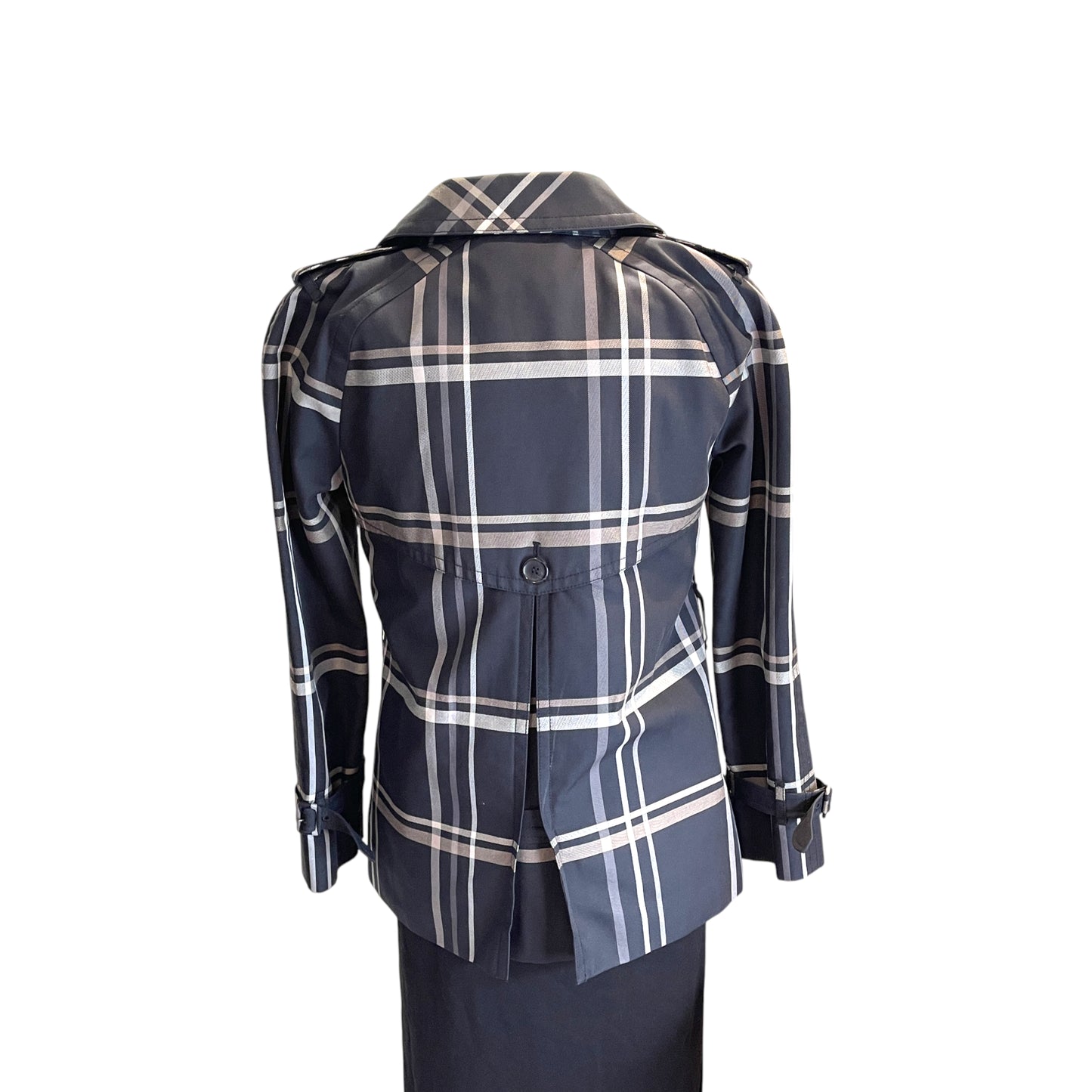 Coach Plaid Print Jacket