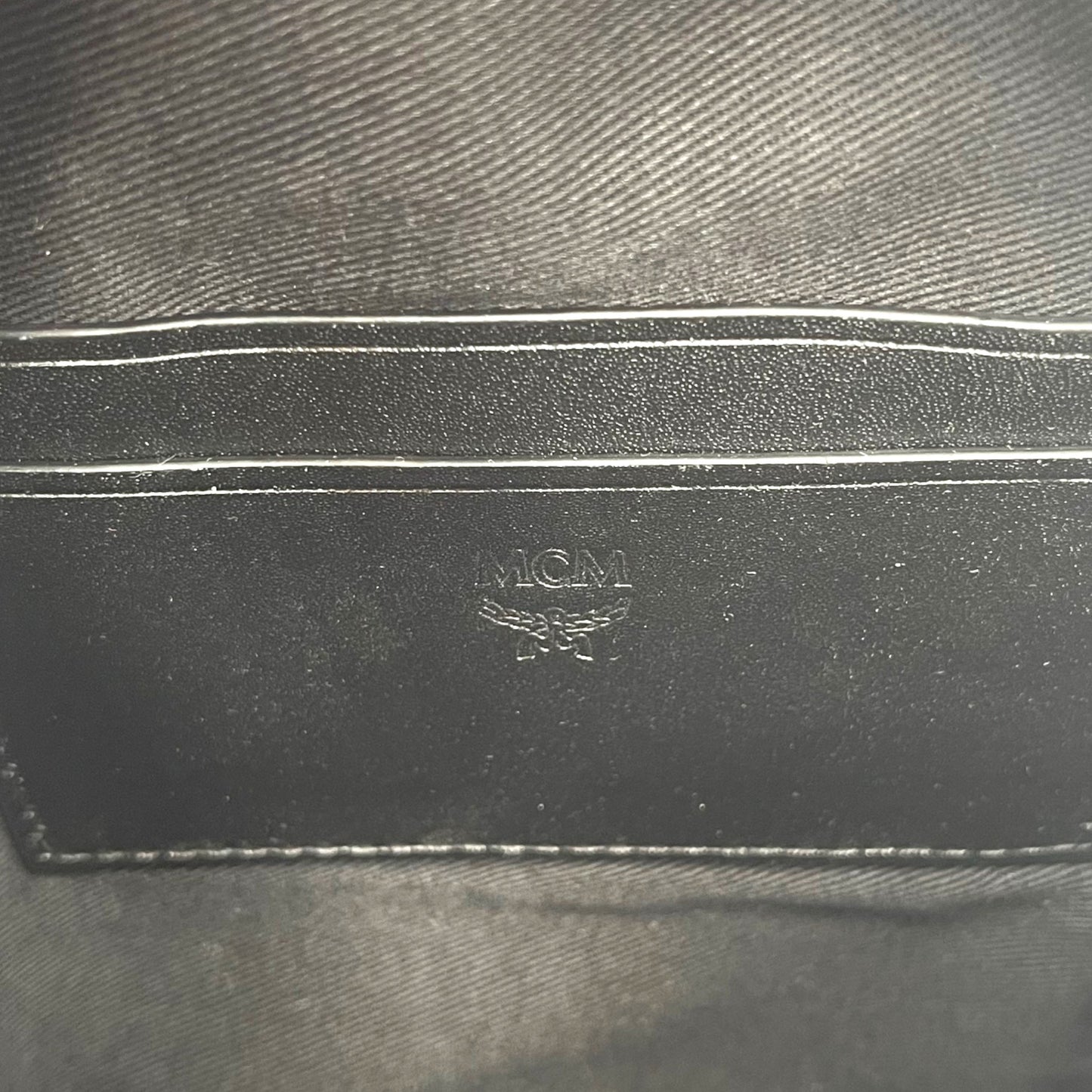MCM Black Gold Gradient Backpack Crossbody