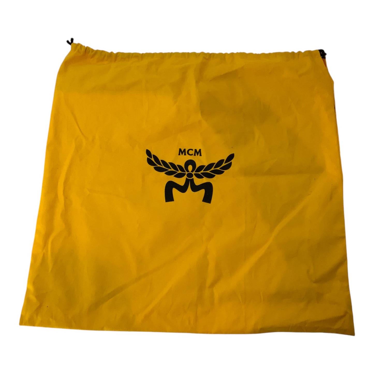 MCM Red Canvas Leather Messenger Bag