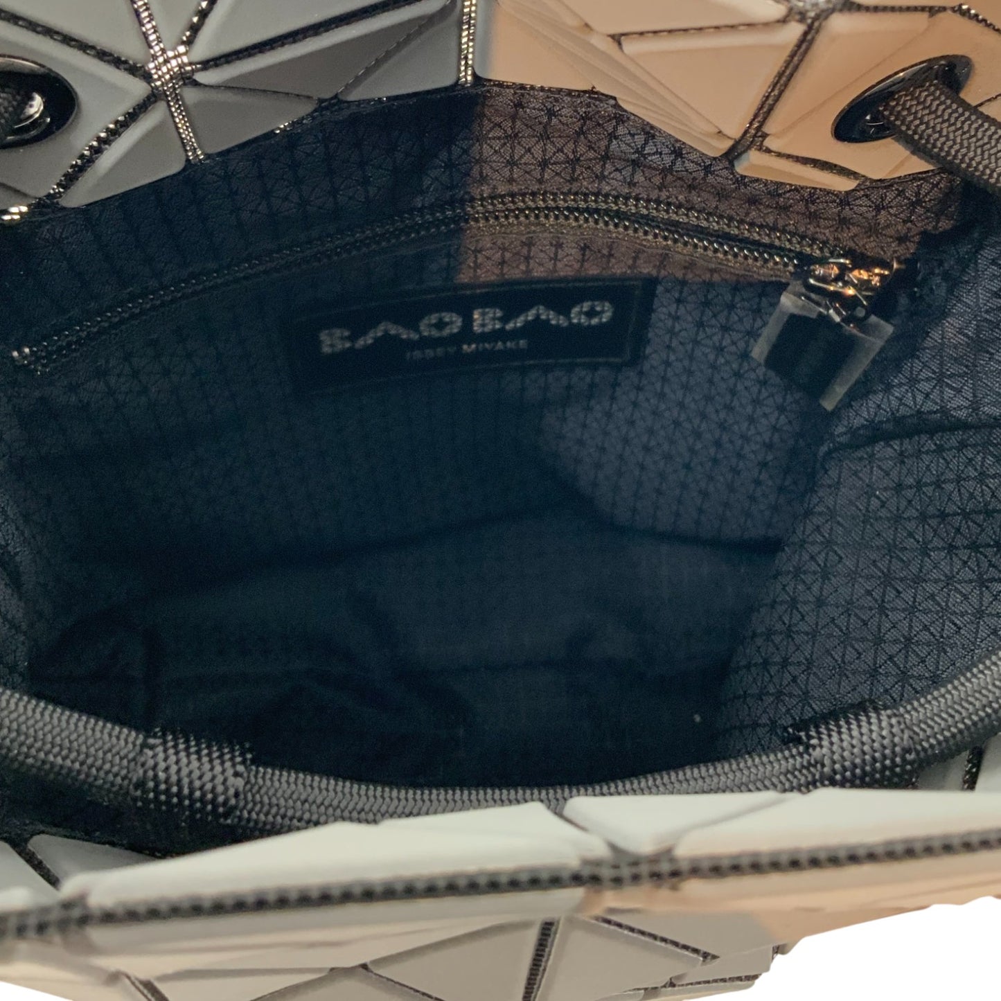 Issey Miyake Bao Bao Geometric Pink and Grey Purse