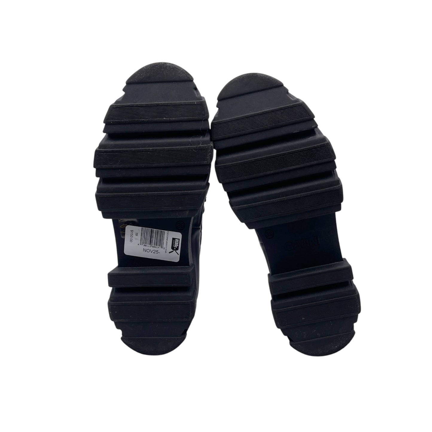 Ganni Leather Platform Loafers