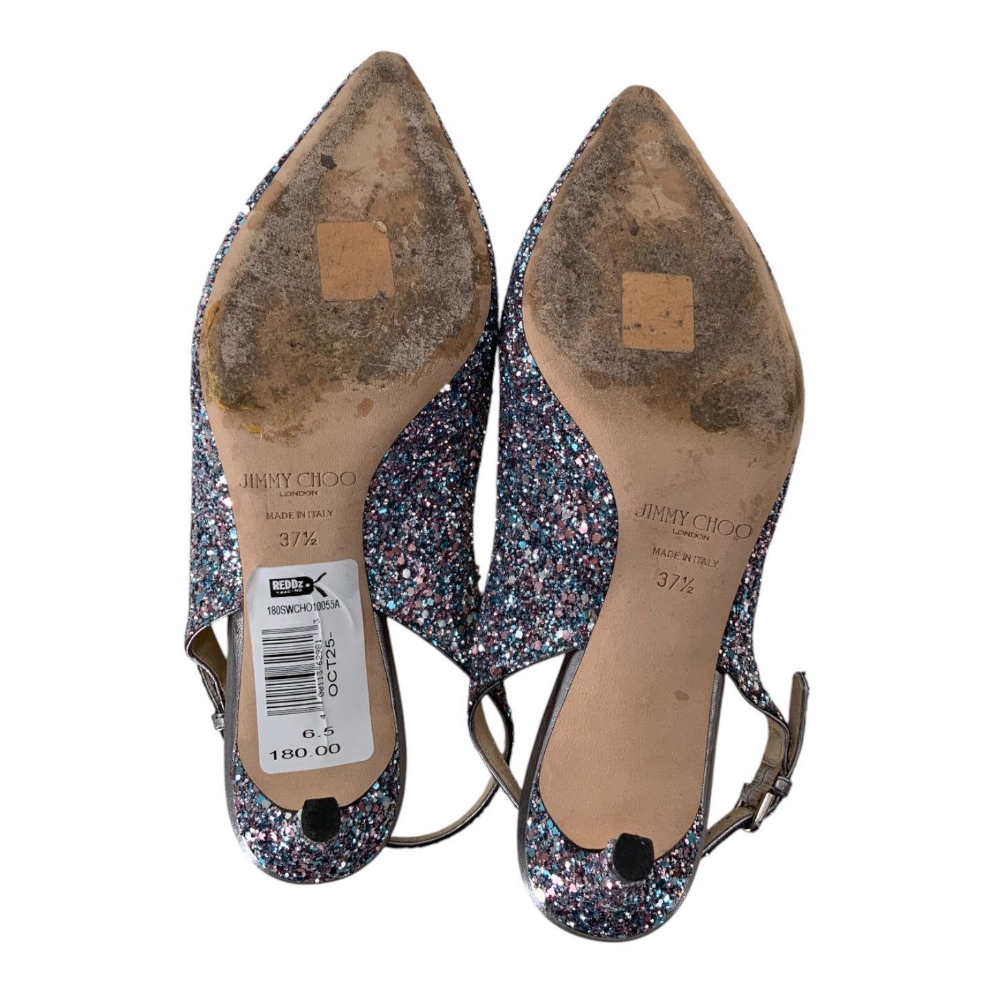 Jimmy Choo Erin 60 Glitter Slingback Pumps
