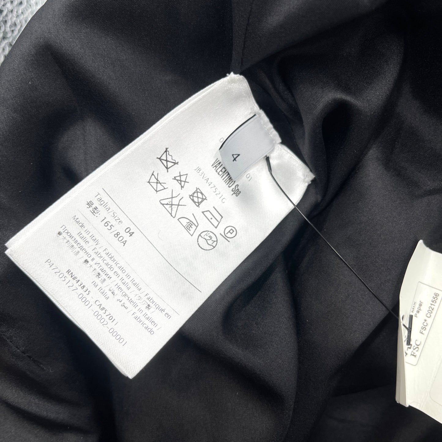 Valentino Wool-Cashmere Dress