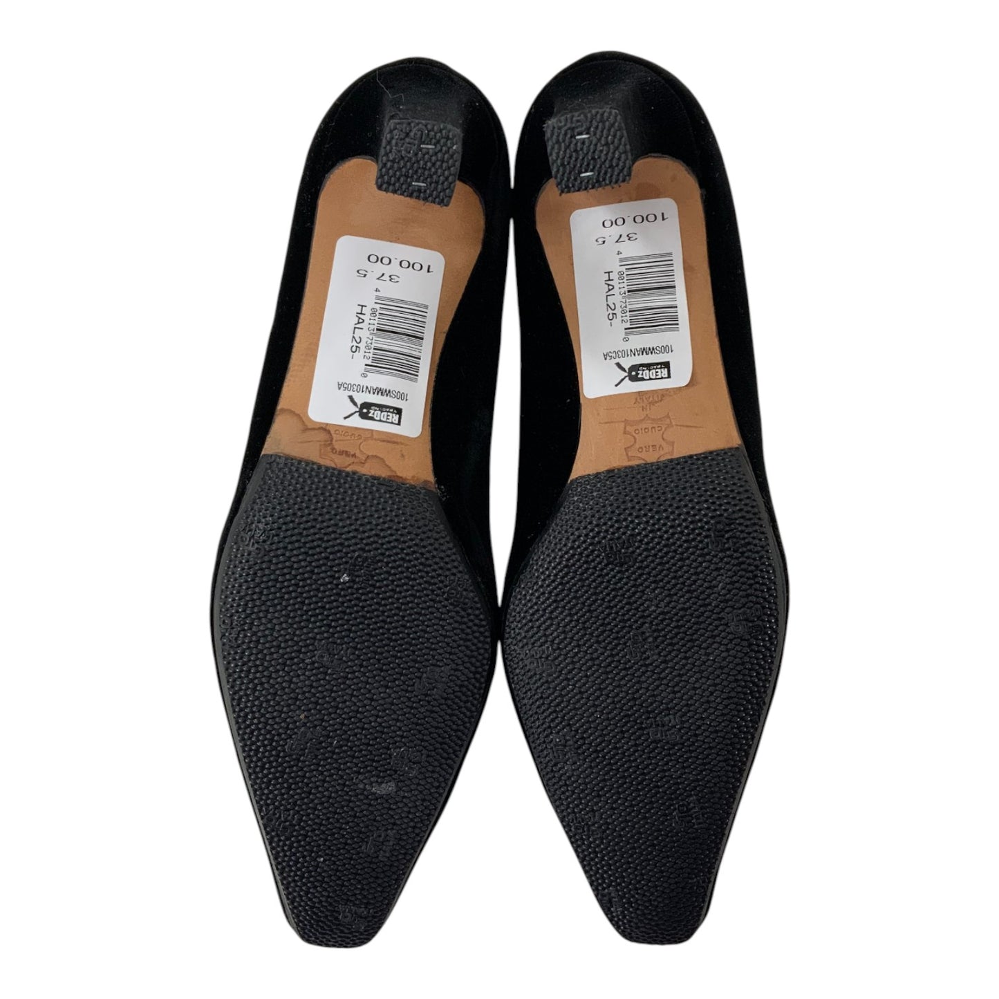 Manolo Blahnik Velvet Black Heels