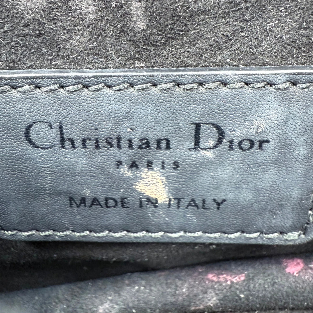 Christian Dior Ultra Matte Black Saddle Bag