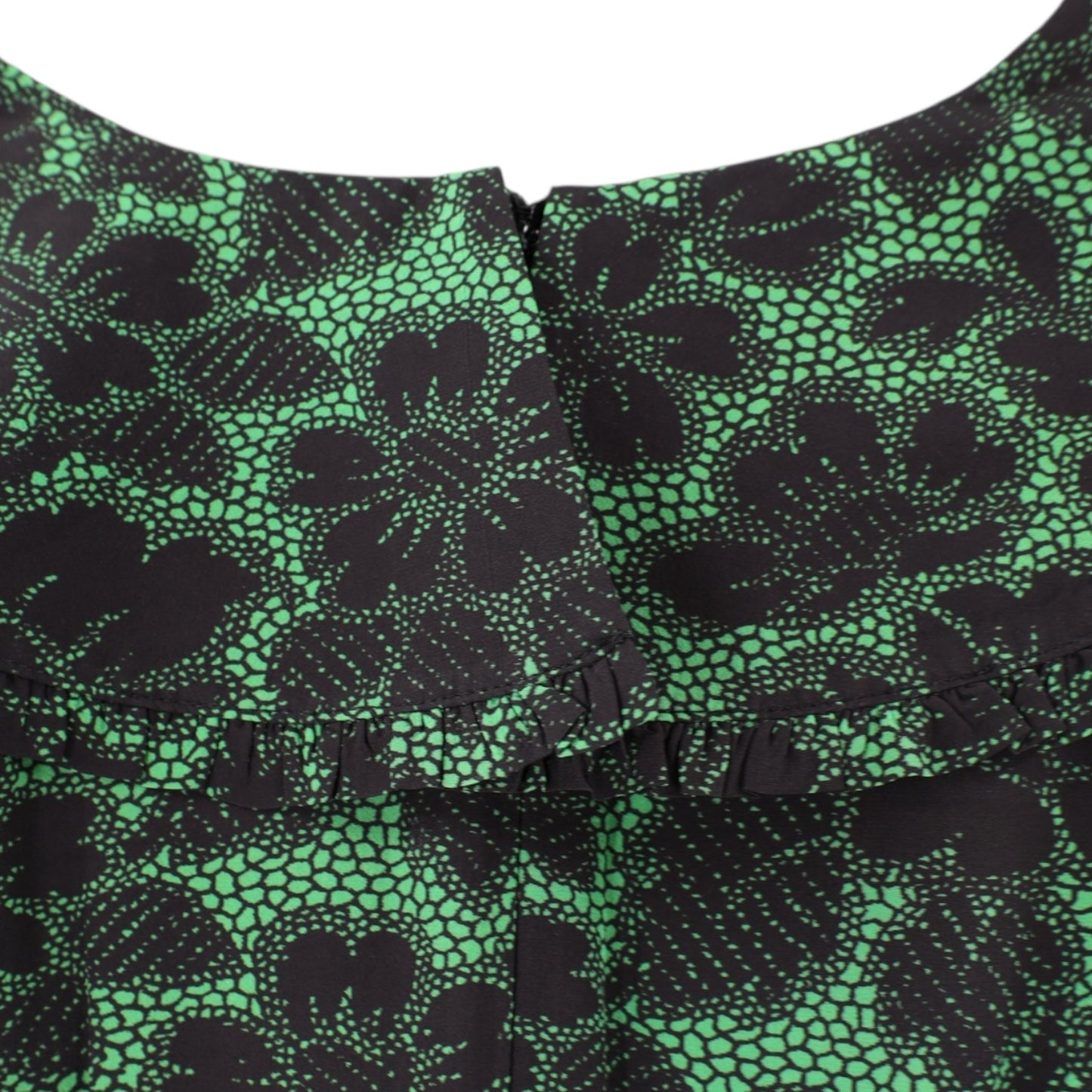 Rhode Wendy Printed Mini Dress in Emerald Savoy Lace