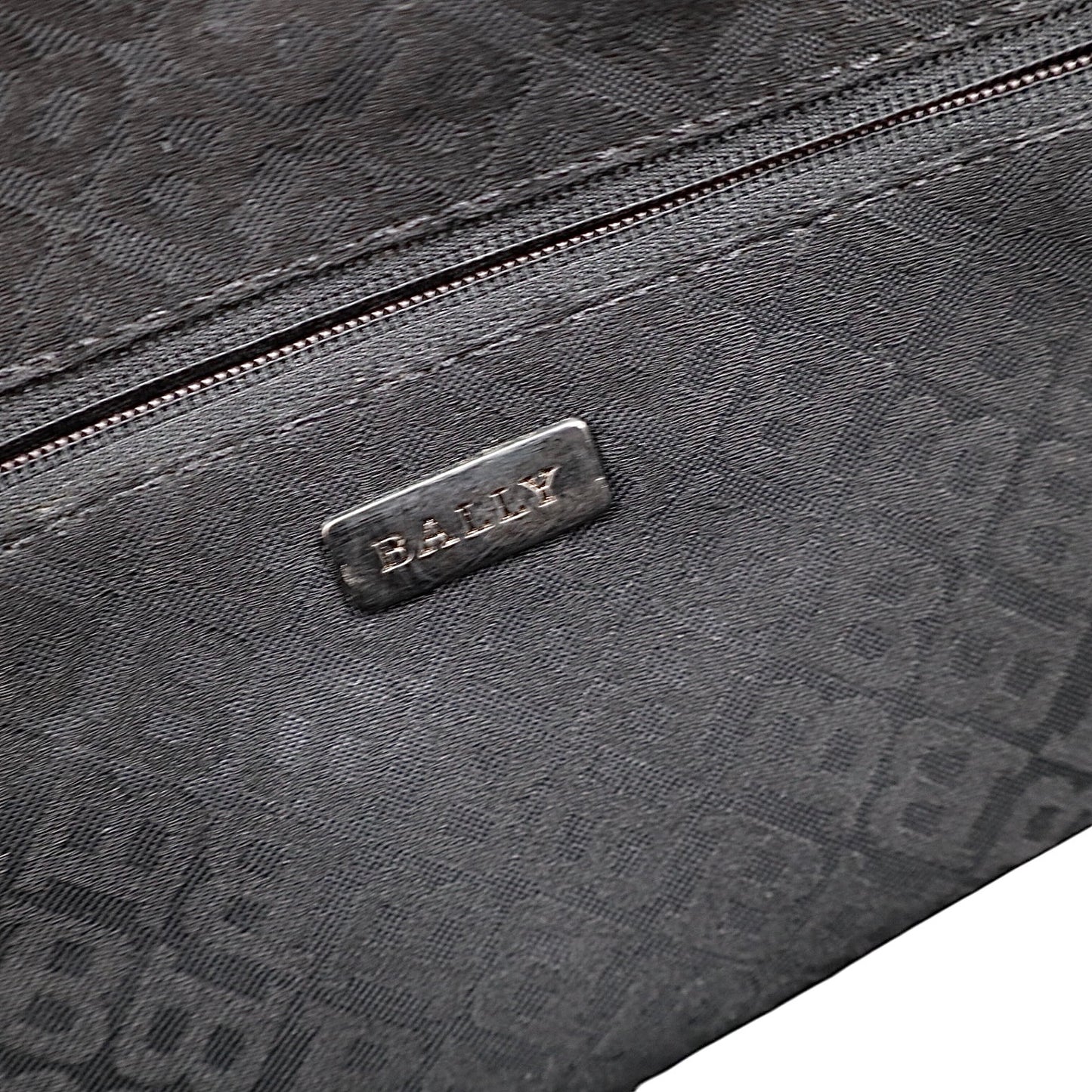 Bally Grey Suede Mini Boston