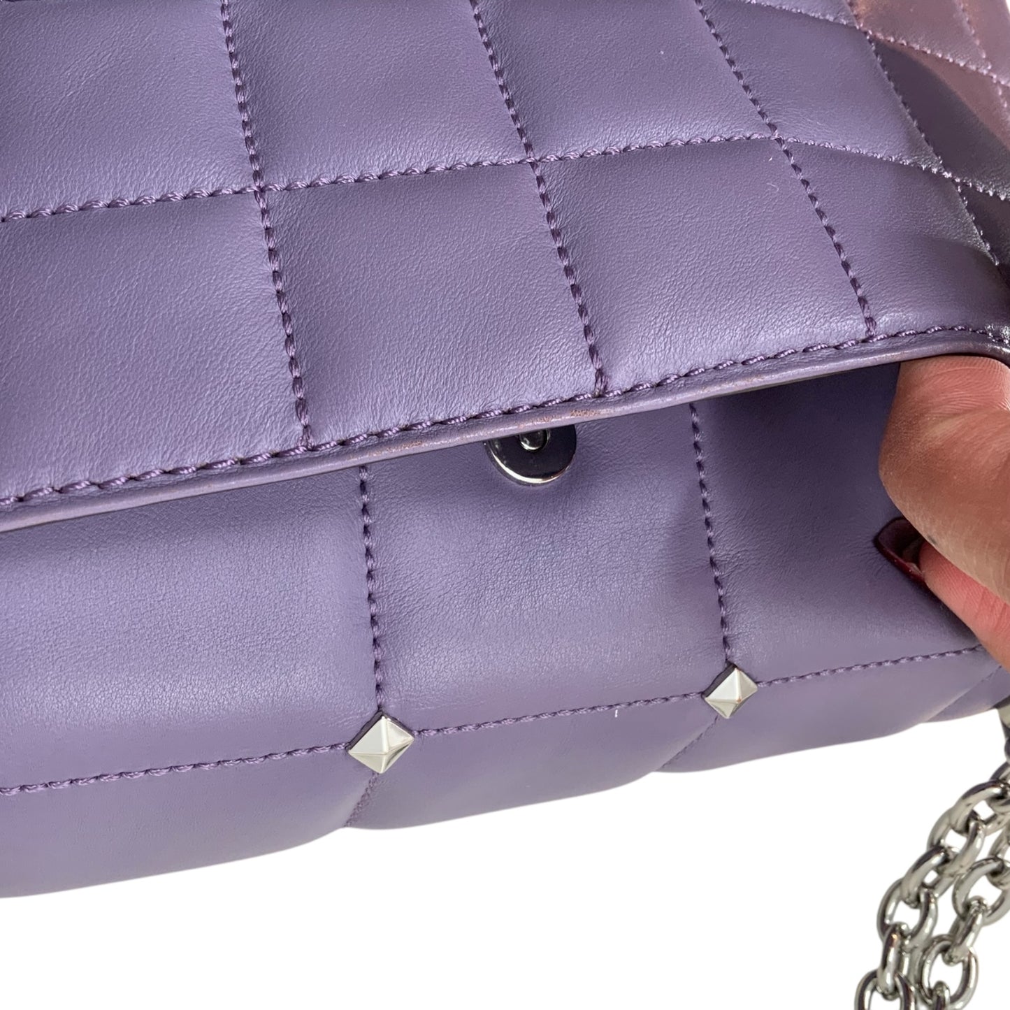 Michael Kors SoHo Large Studded Quilted Leather Shoulder Bag