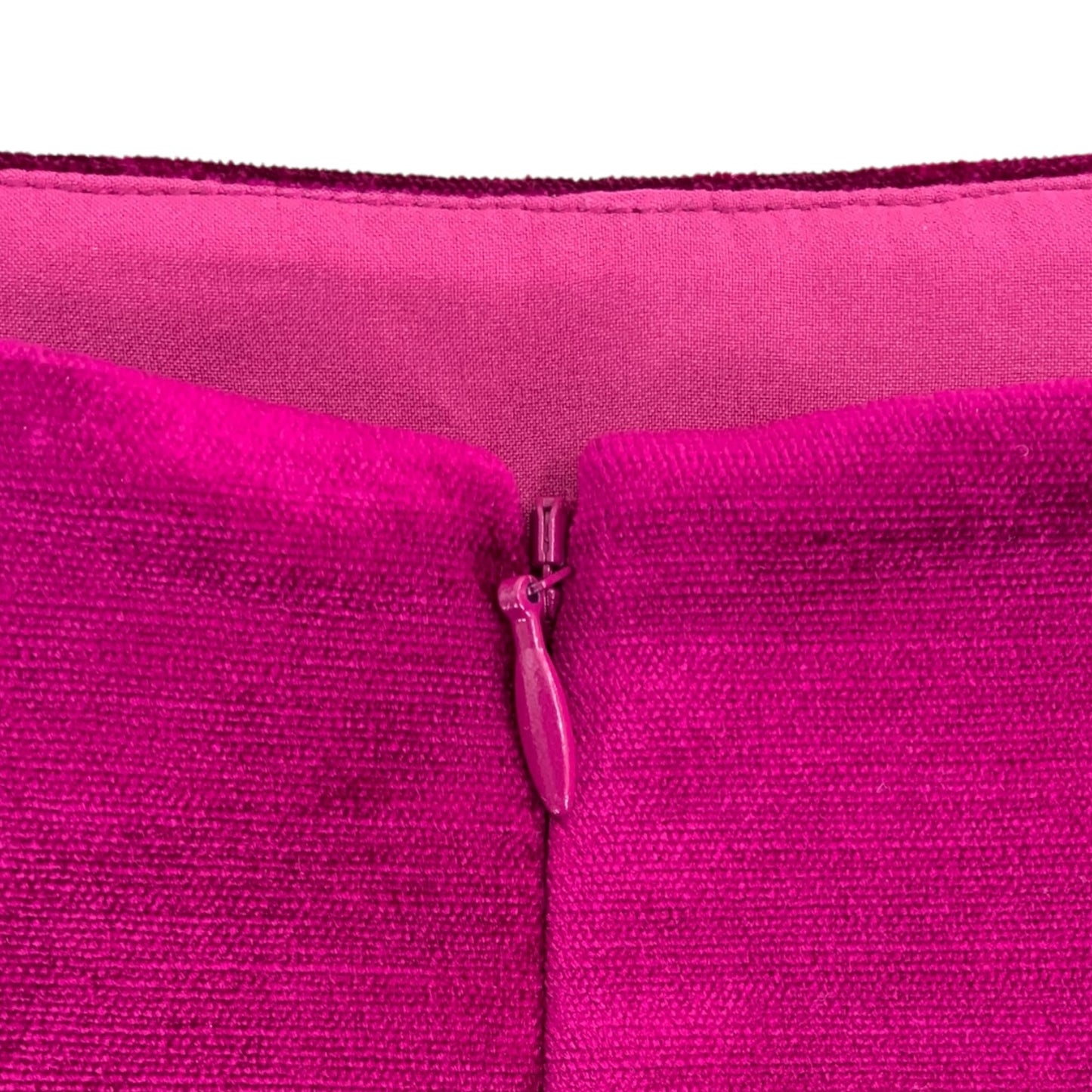 Veronica Beard Velvet Fuchsia Skirt