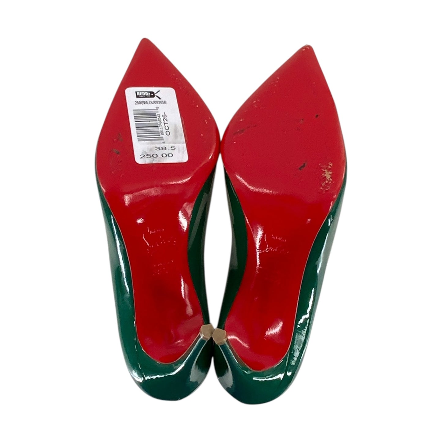 Christian Louboutin Green Pigalle Red Bottoms
