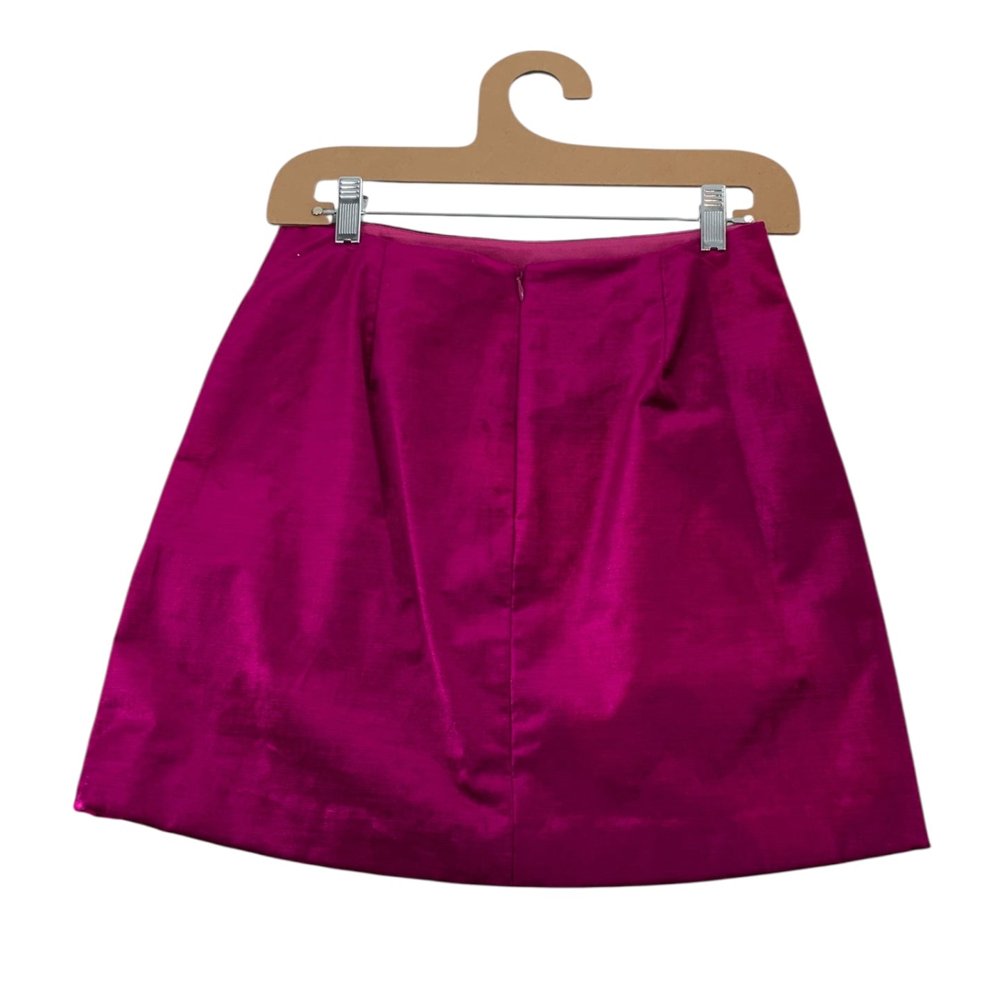 Veronica Beard Velvet Fuchsia Skirt
