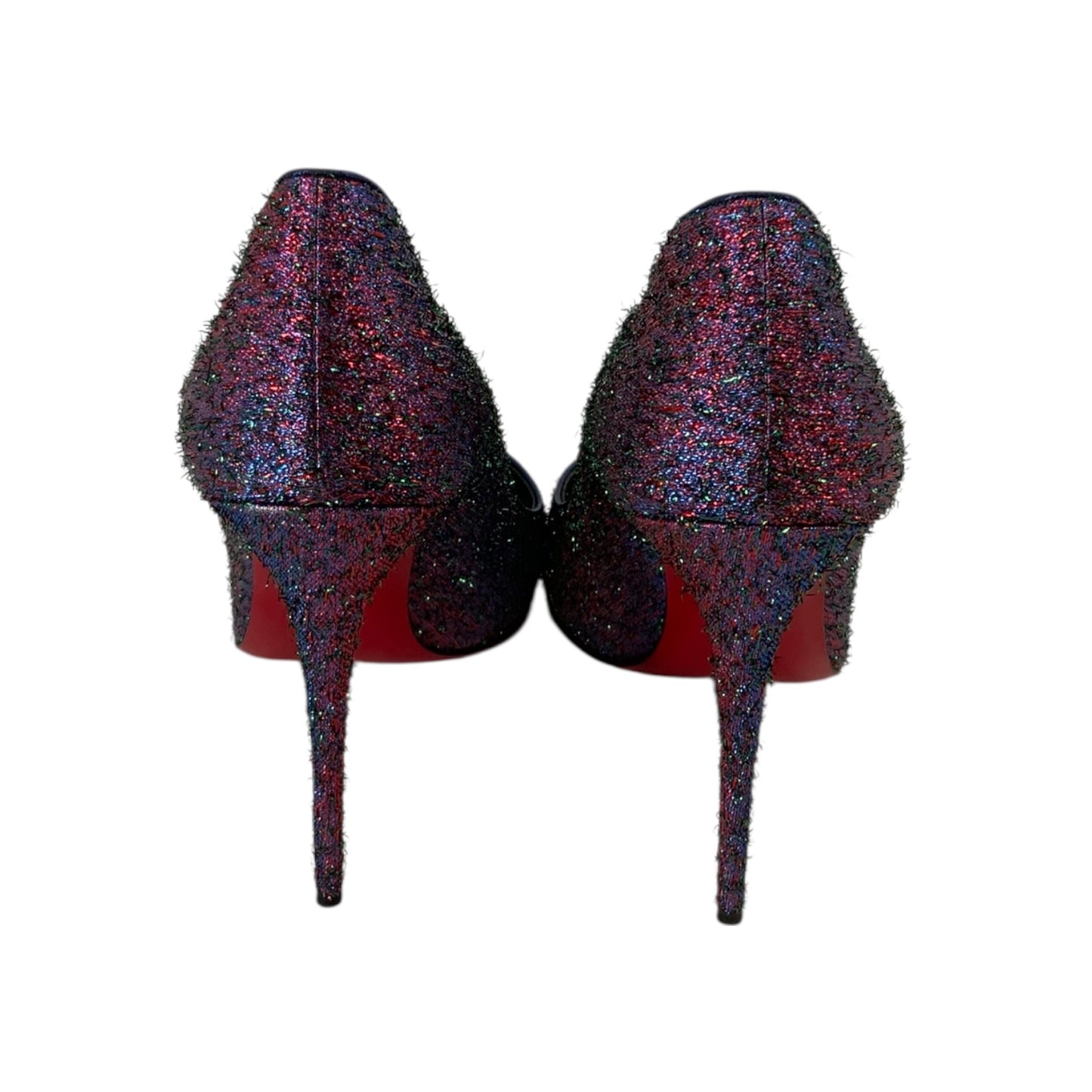 Christian Louboutin Metallic Red and Blue Red Bottoms