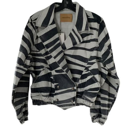 Retrofete Zebra Print Lauren Jacket