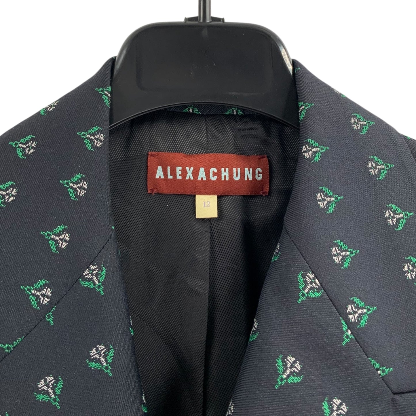 Alexa Chung Embroidered Floral Blazer