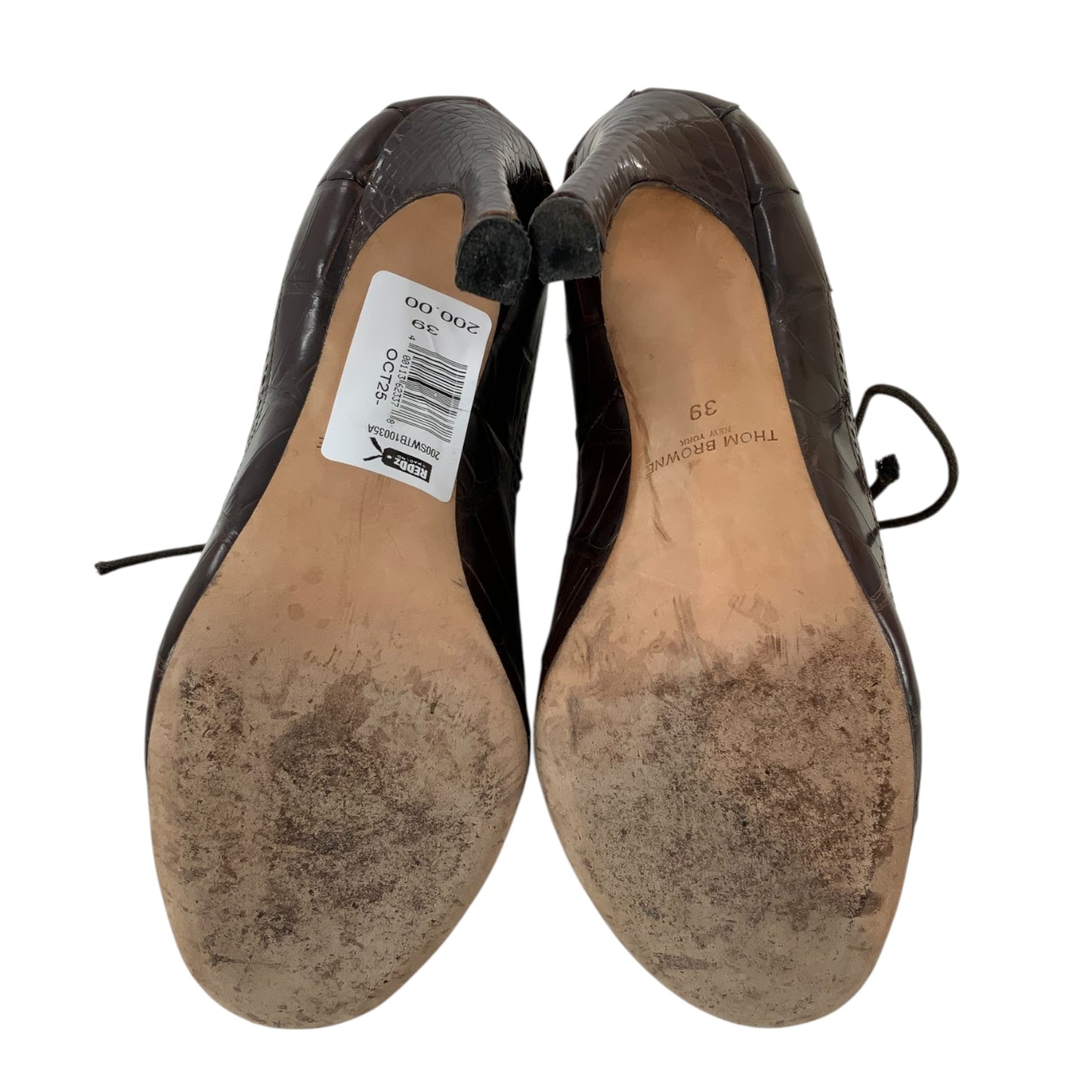 Thom Browne Oxford Heeled Booties