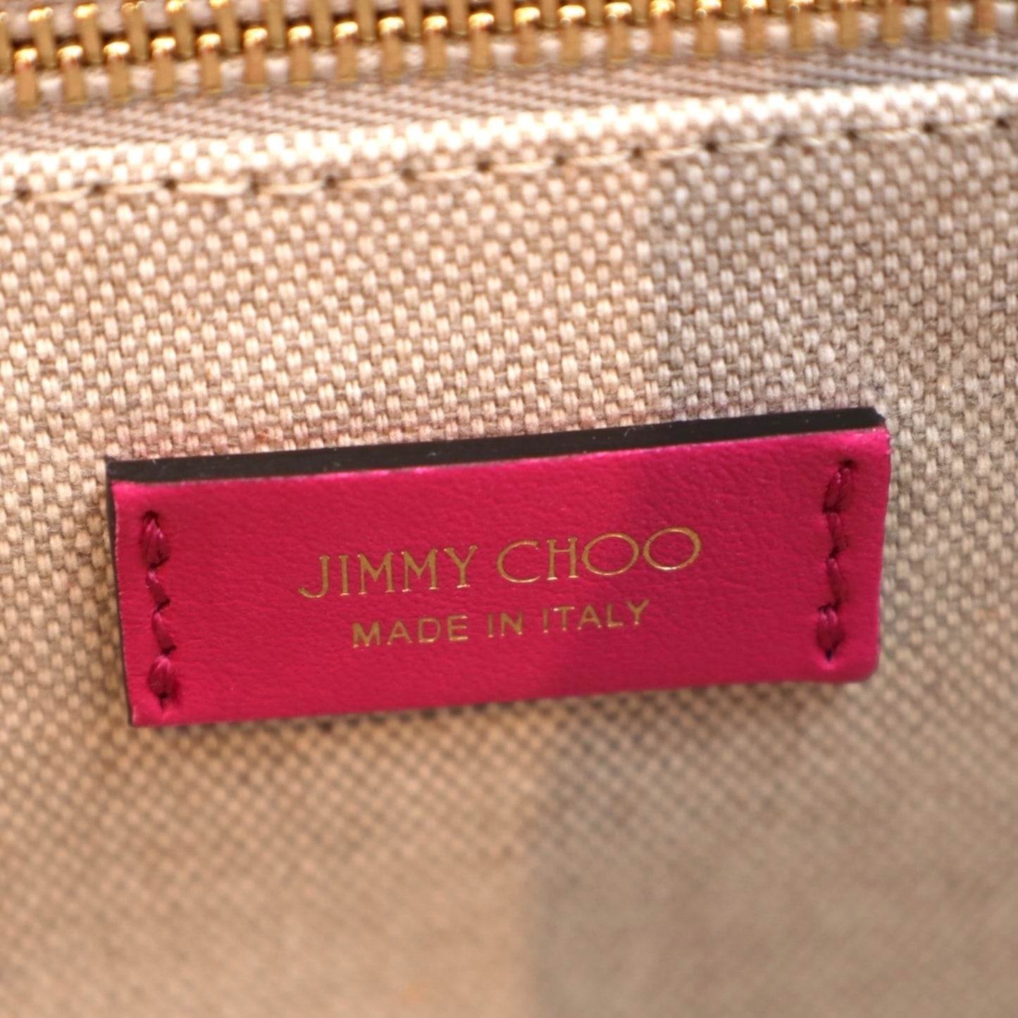 Jimmy Choo Leather Trim Raffia Tote Bag