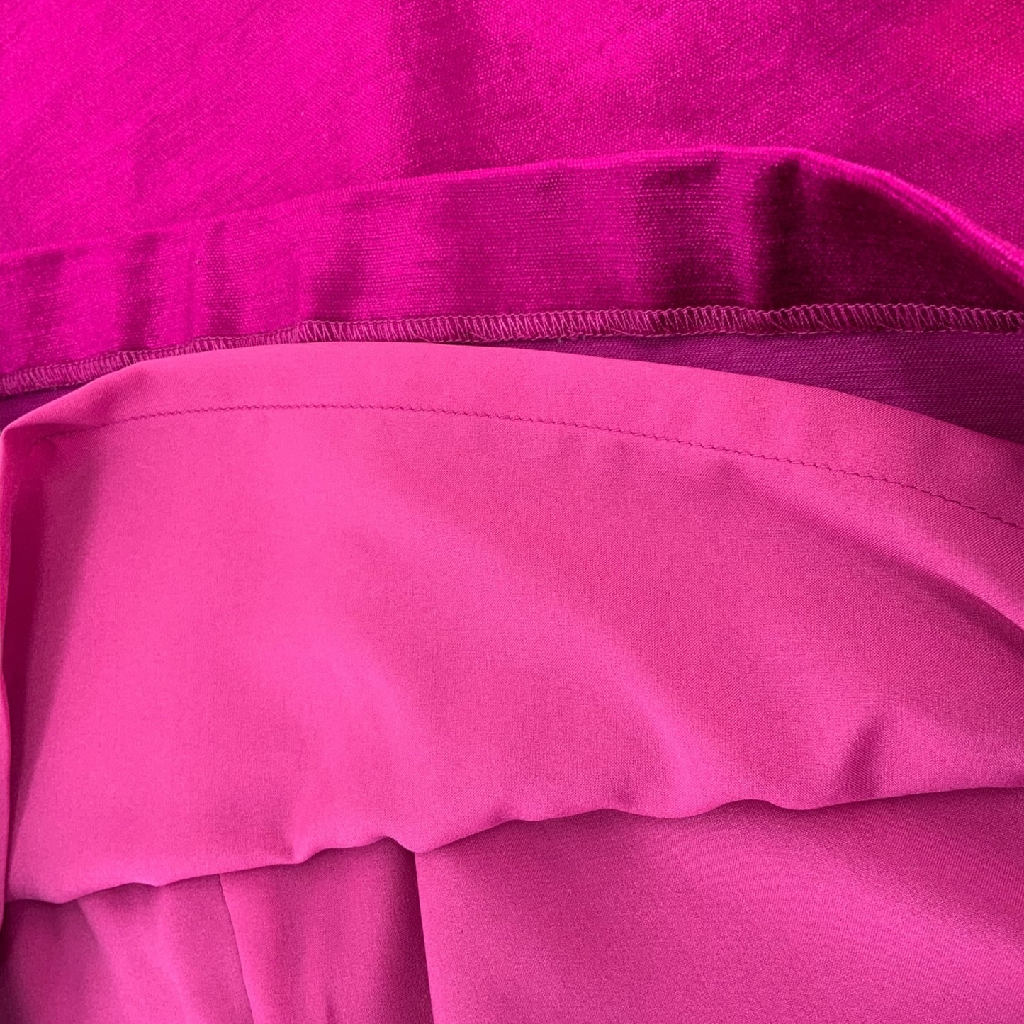 Veronica Beard Velvet Fuchsia Skirt