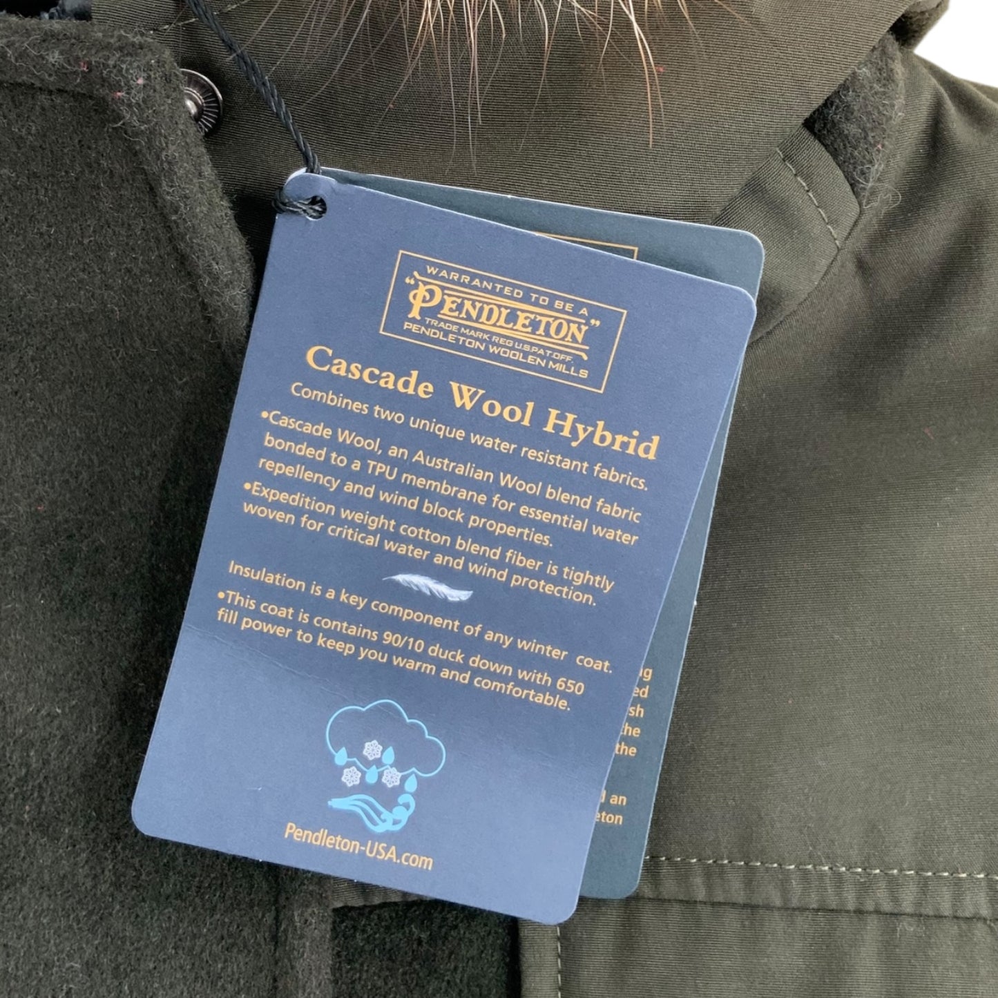 Pendleton Wool Parka Coat