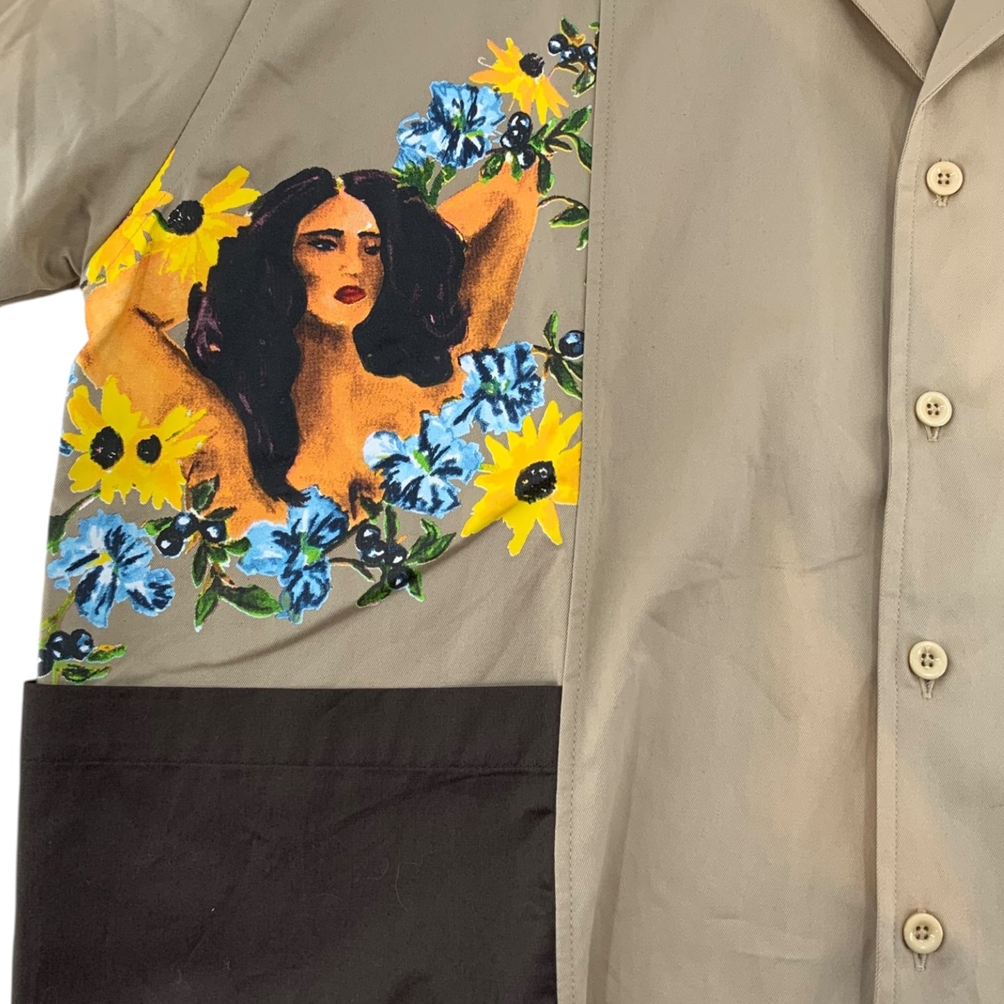 Rhude Button Up Printed Shirt