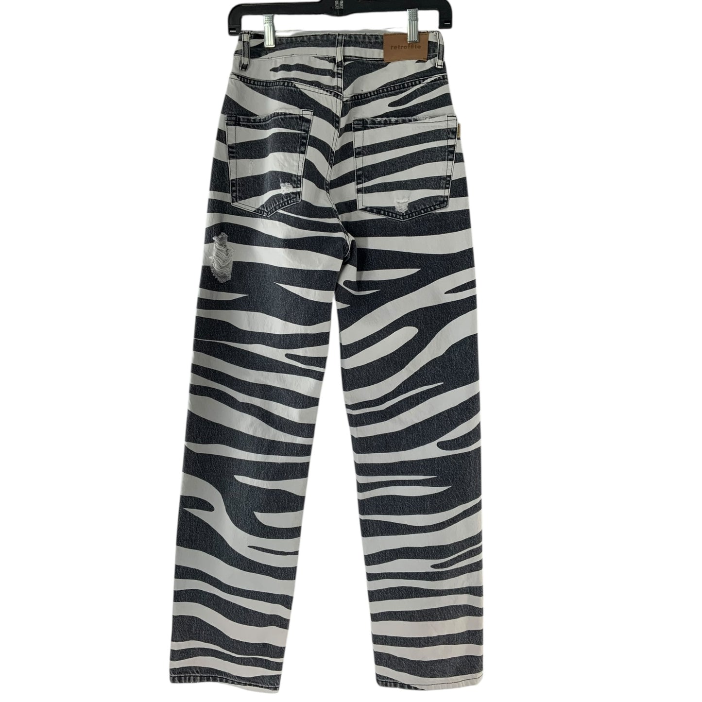 Retrofete Zebra Print Jeans