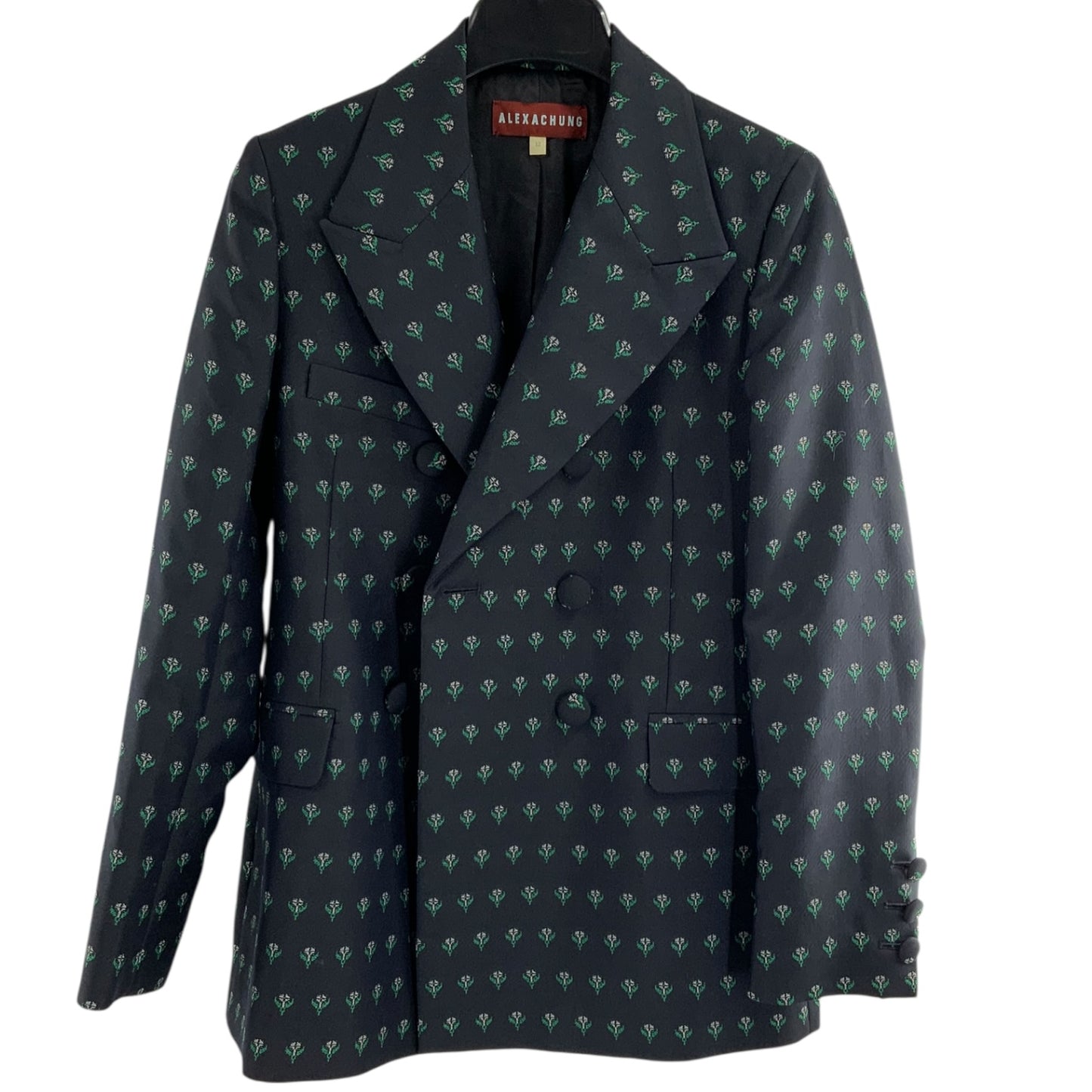 Alexa Chung Embroidered Floral Blazer